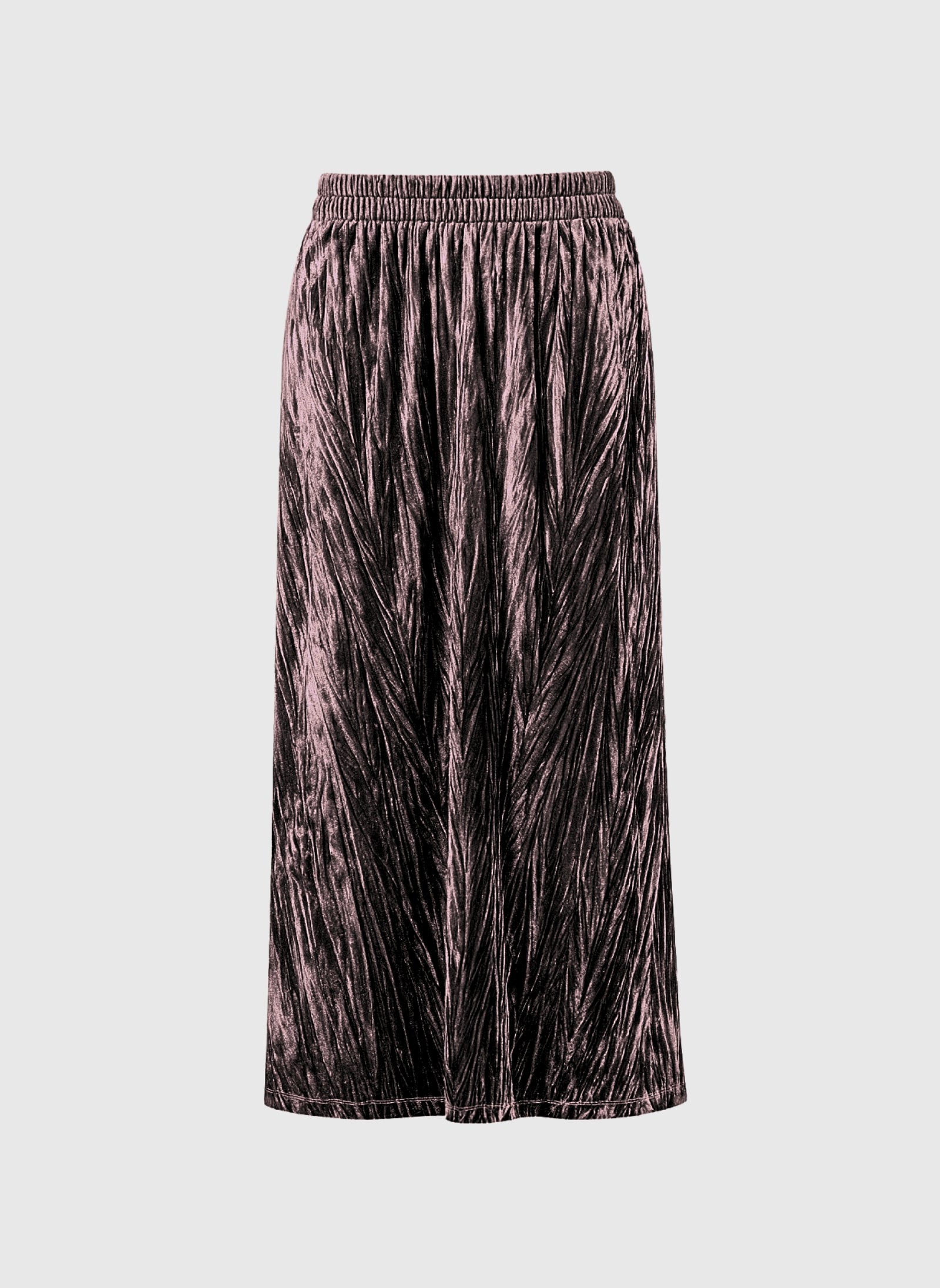 JUPE MIDI JANAIS brown