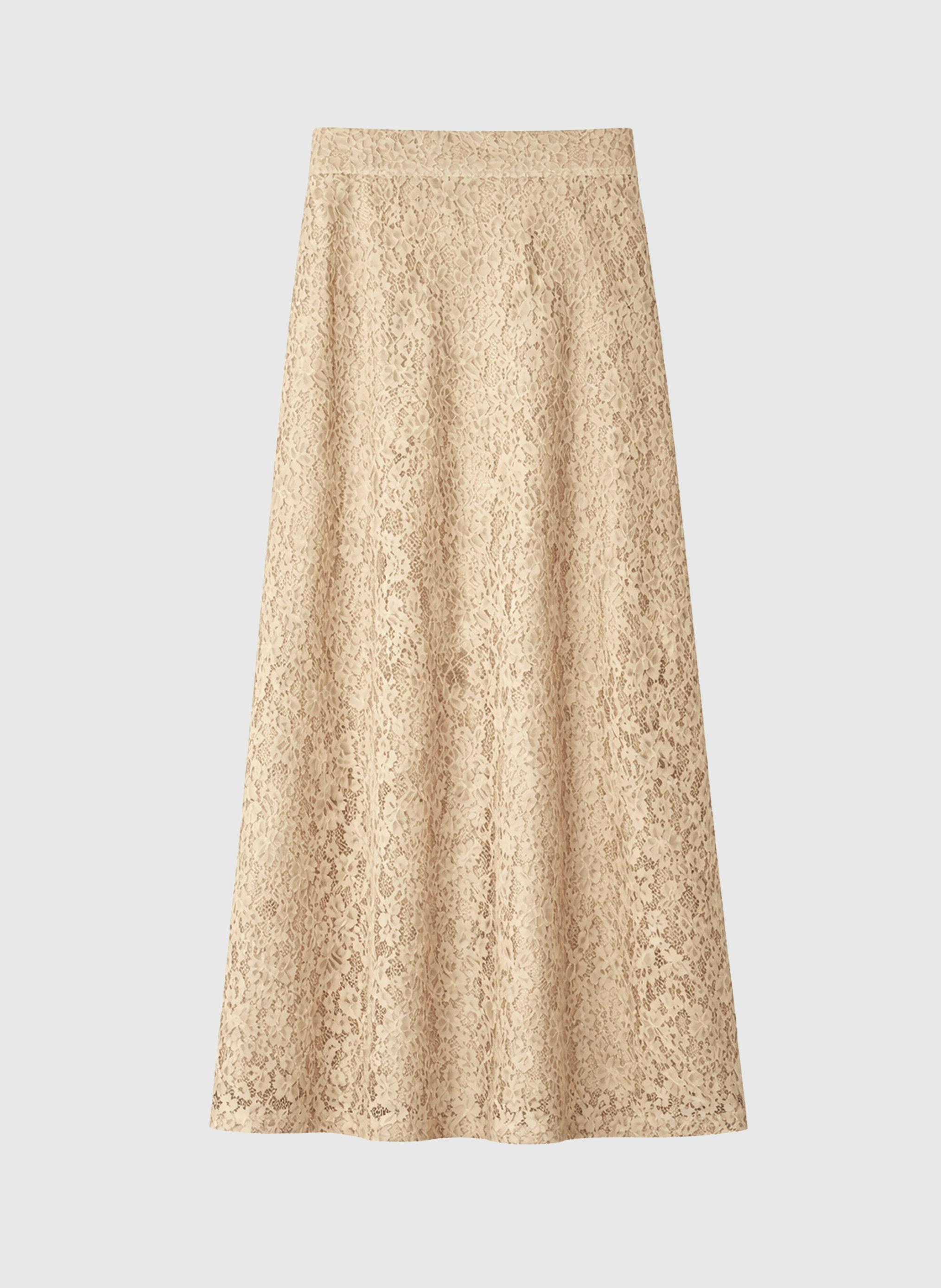 JUPE MIDI JUVYNA beige