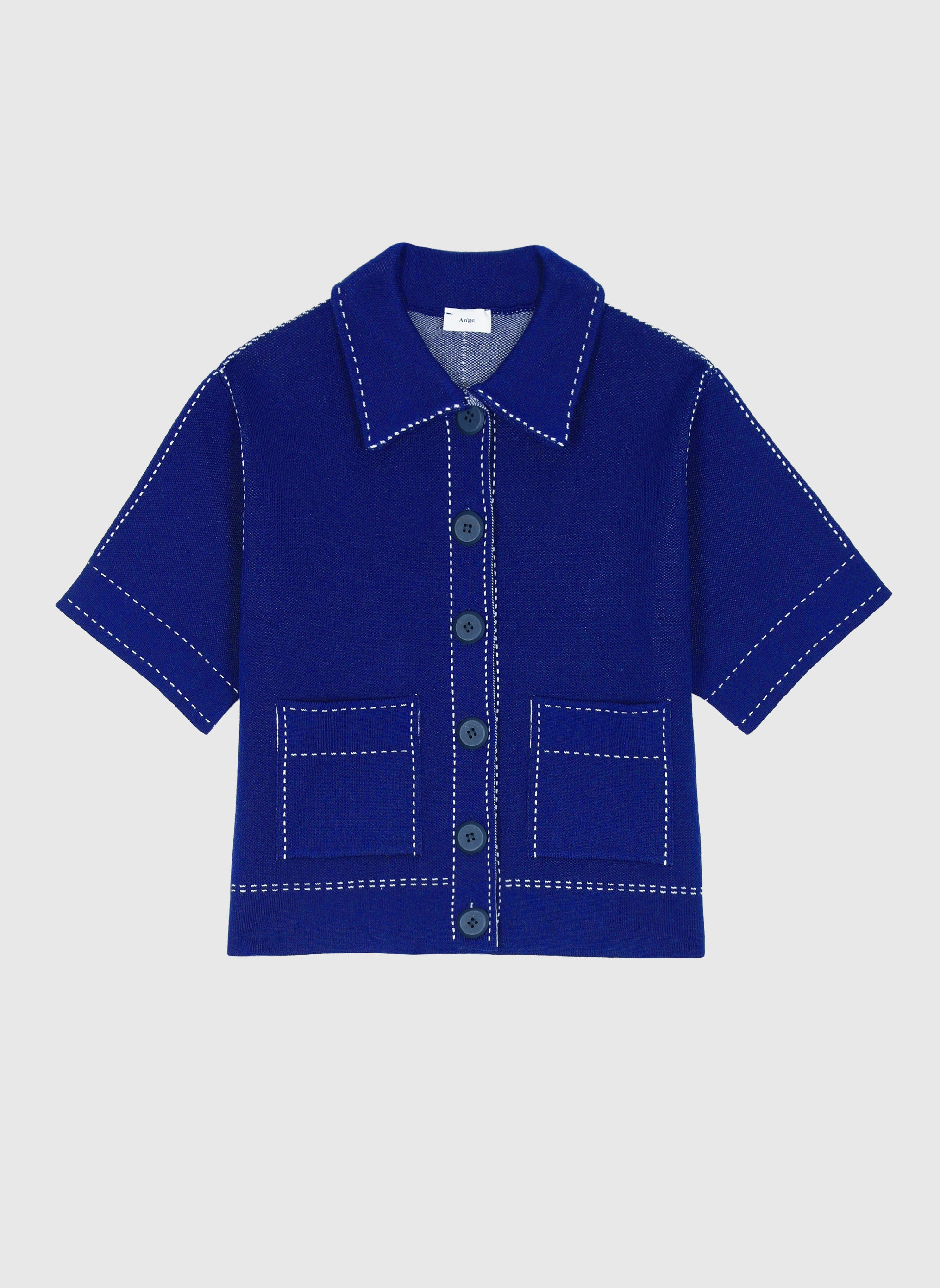 GILET LEBILLY cobalt