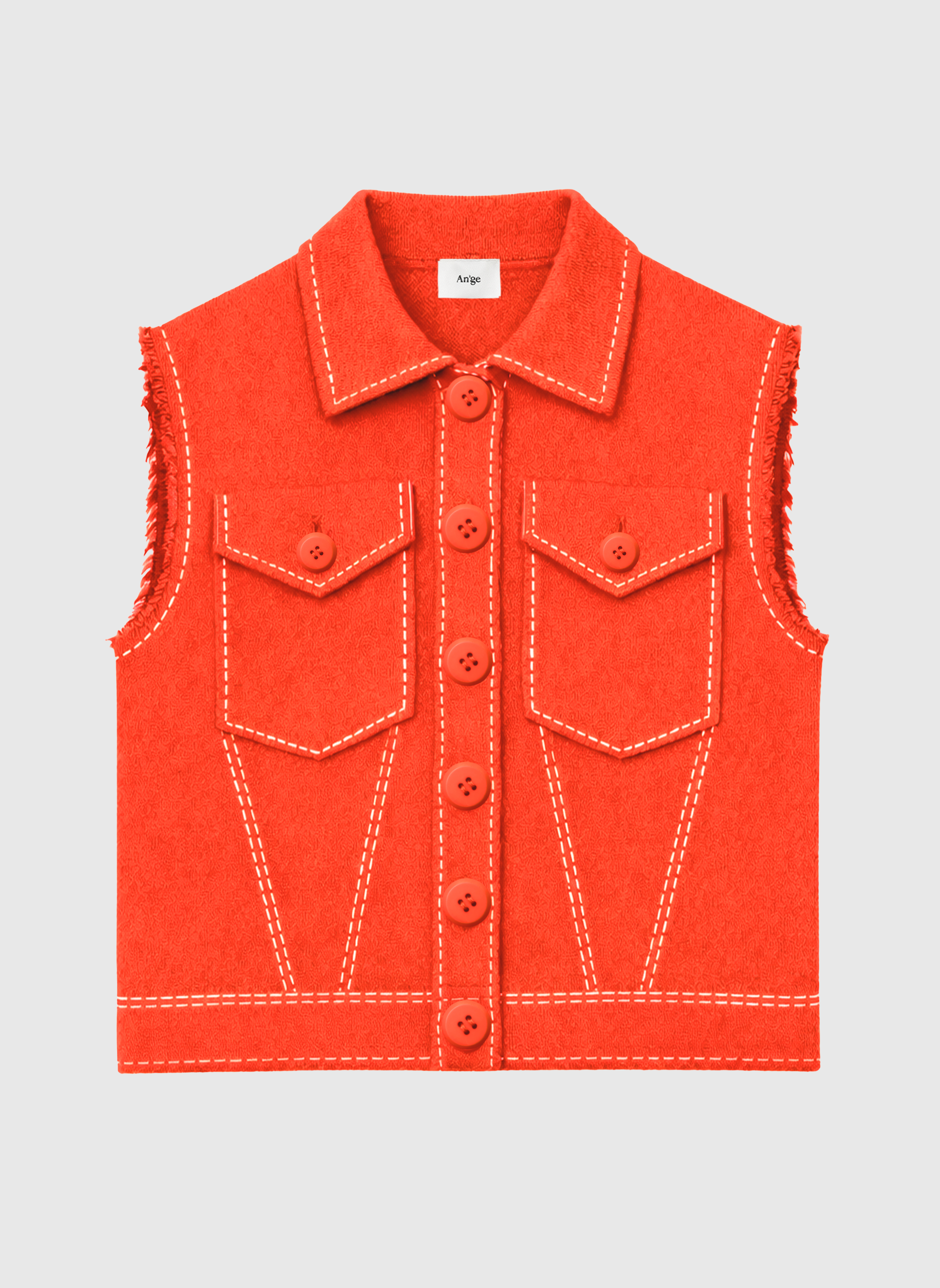 GILET LEWOODY piment