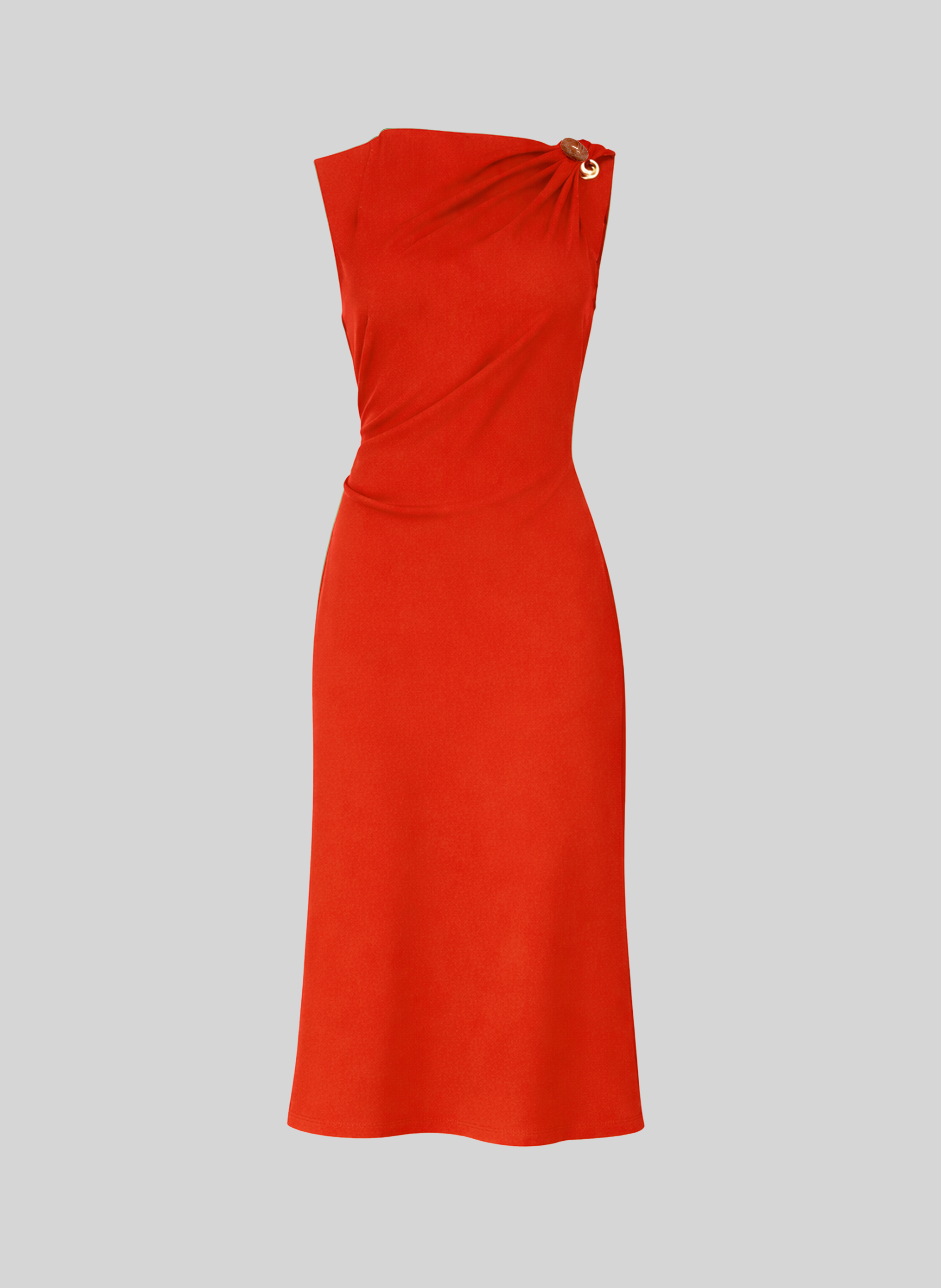 ROBE MIDI MILANA piment