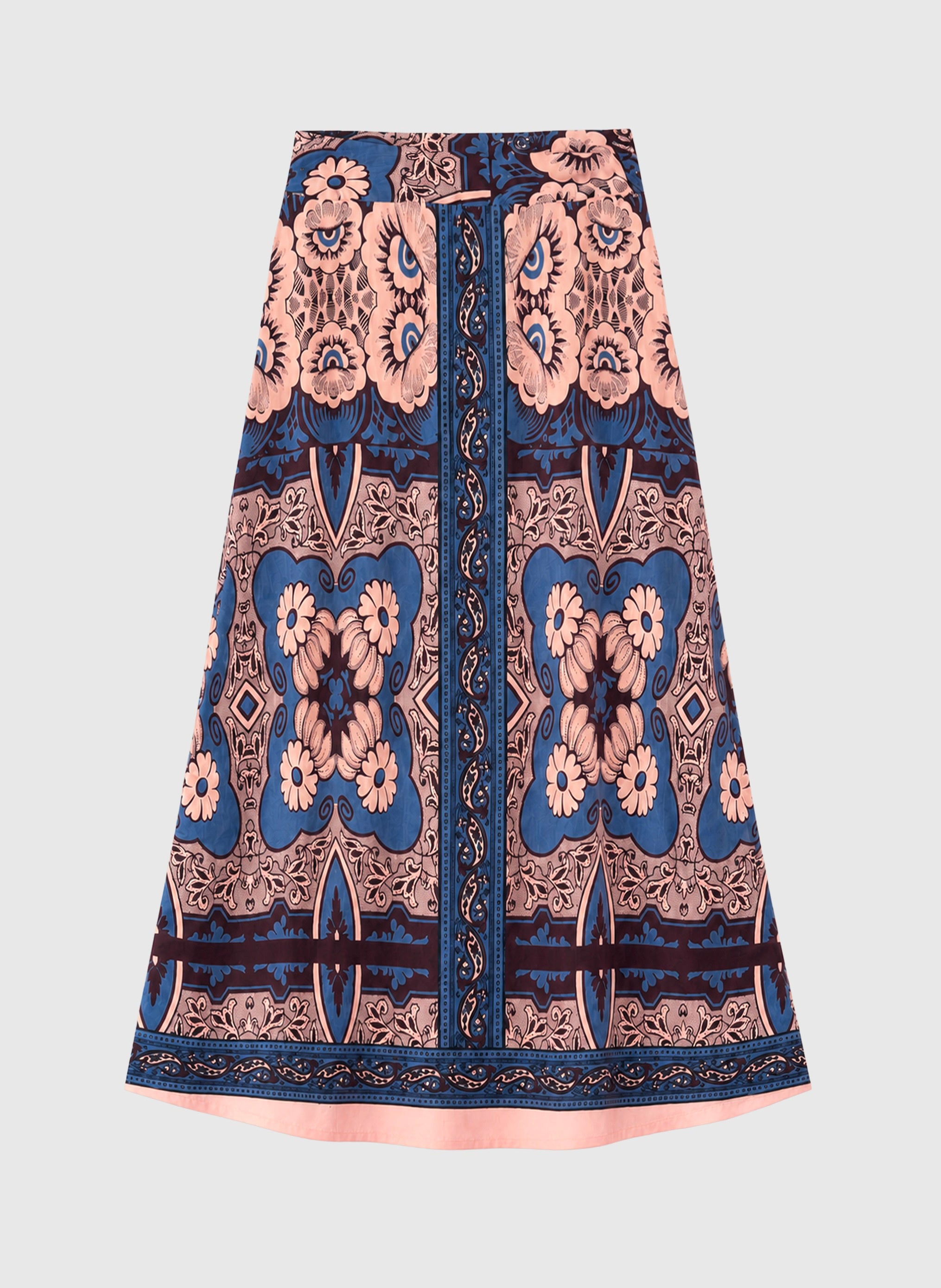 JUPE LONGUE ROBINETA vitali bleu