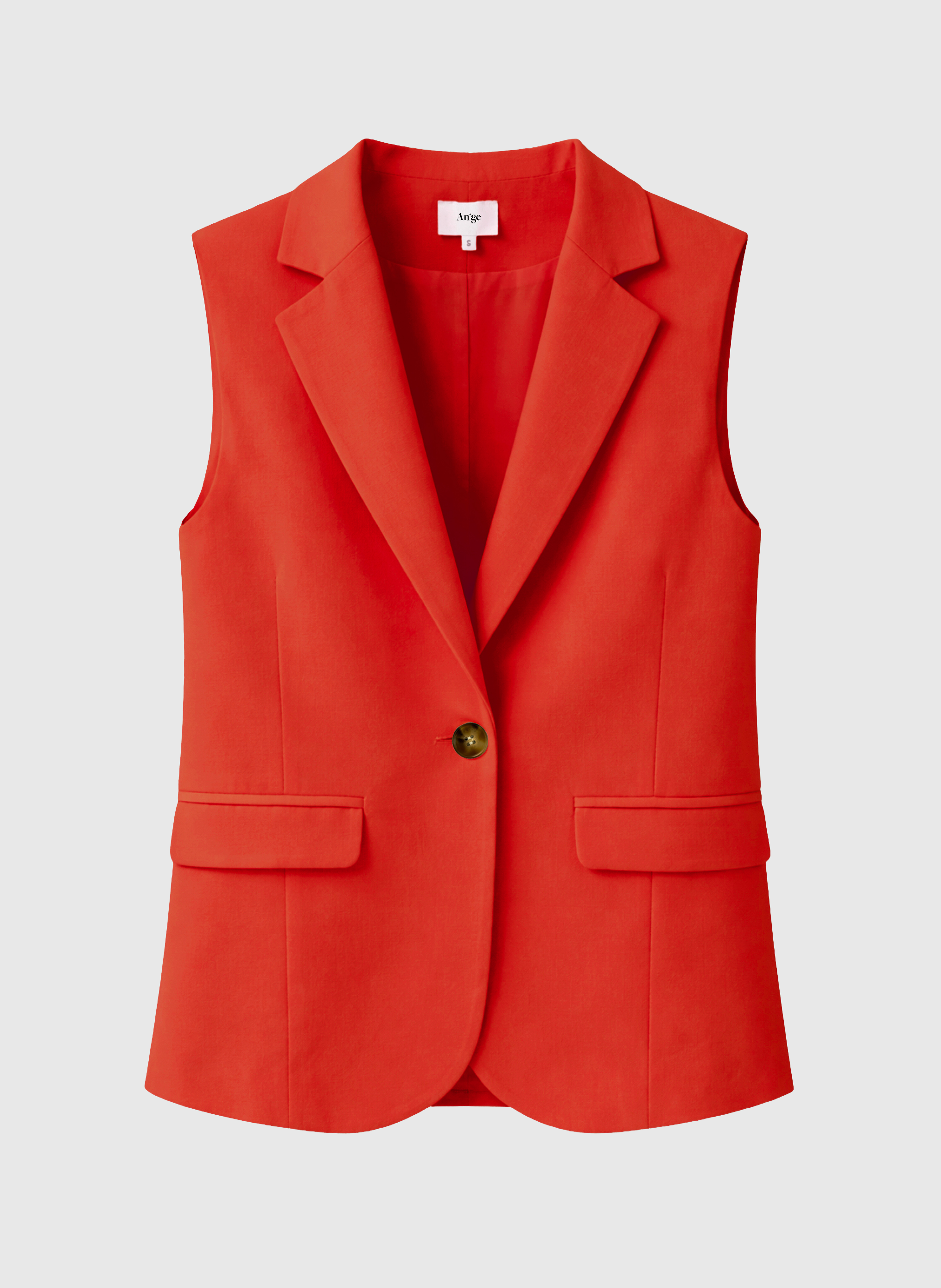 VESTE SANS MANCHES ZAKARITA piment