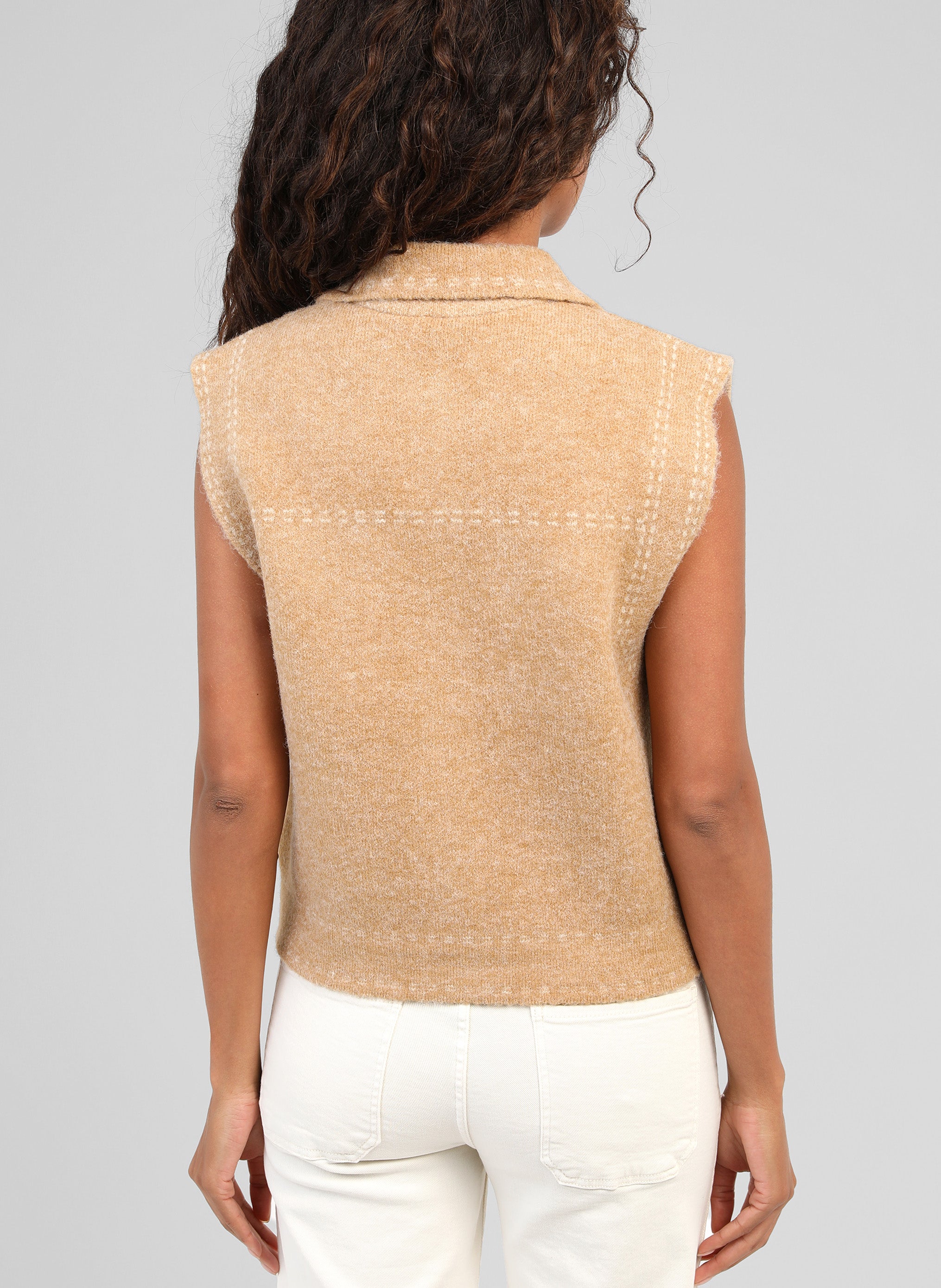 GILET LEWAYNE biscuit