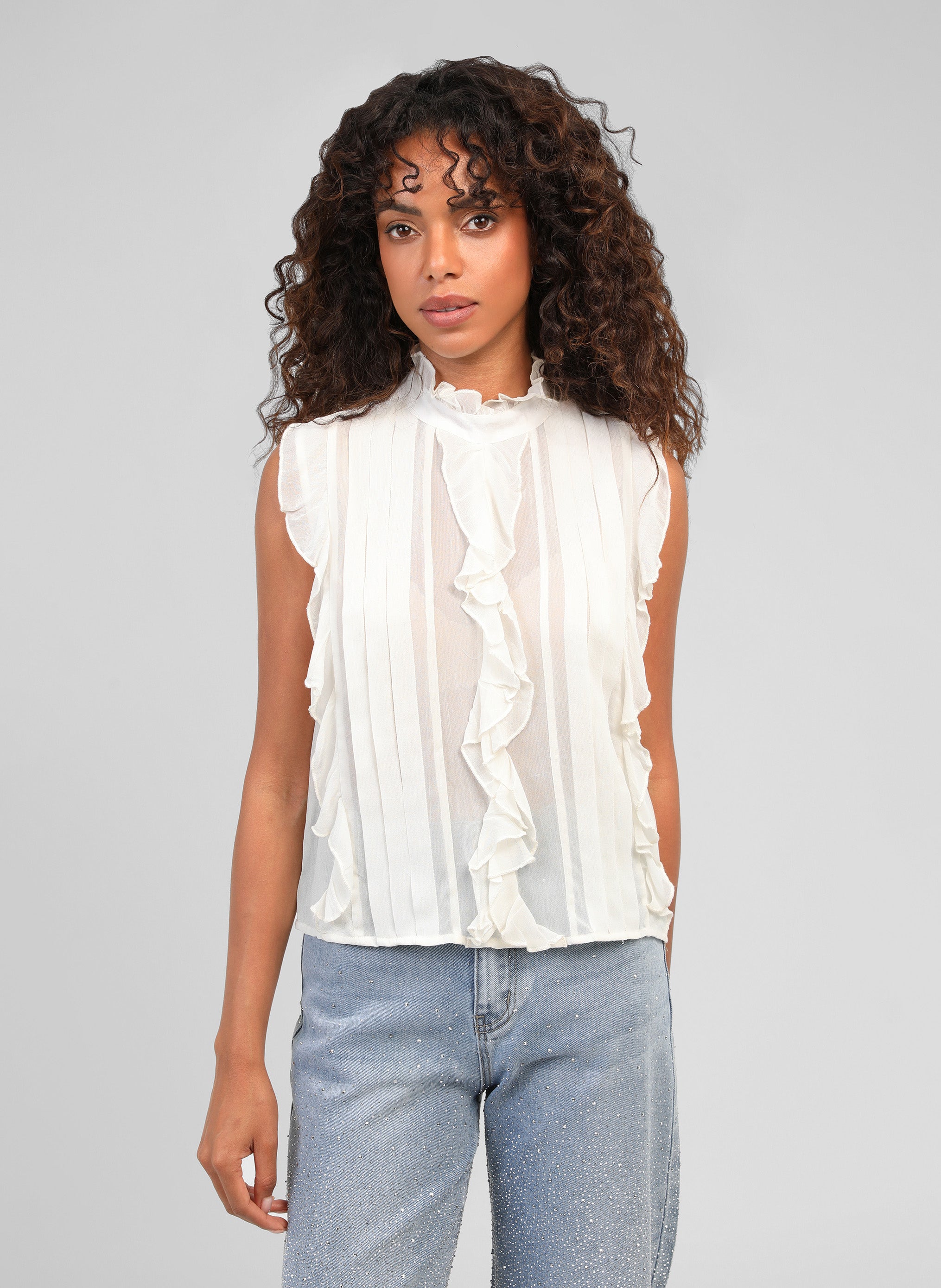 TOP SAHANIE écru