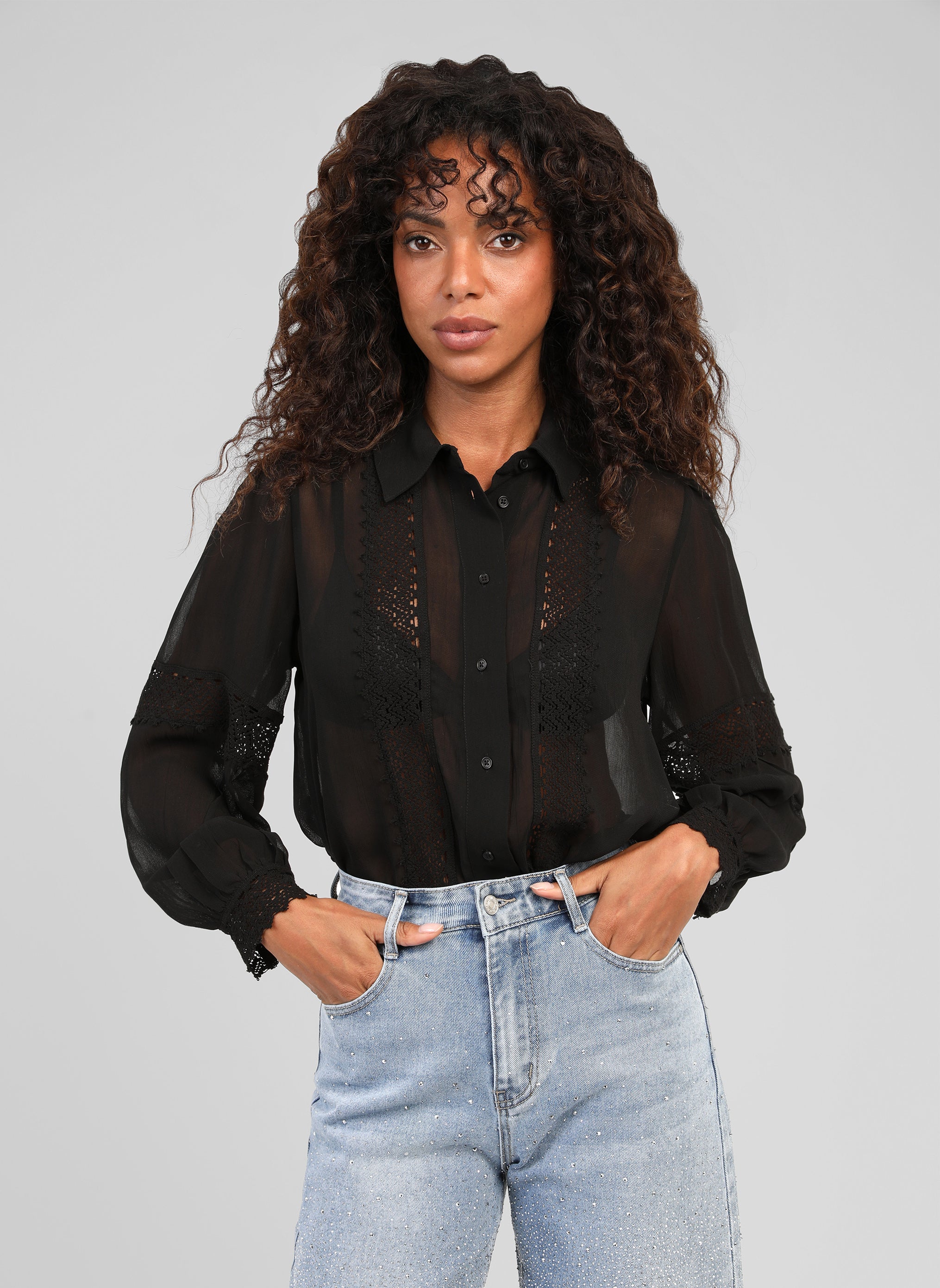 CHEMISE SIDONY noir