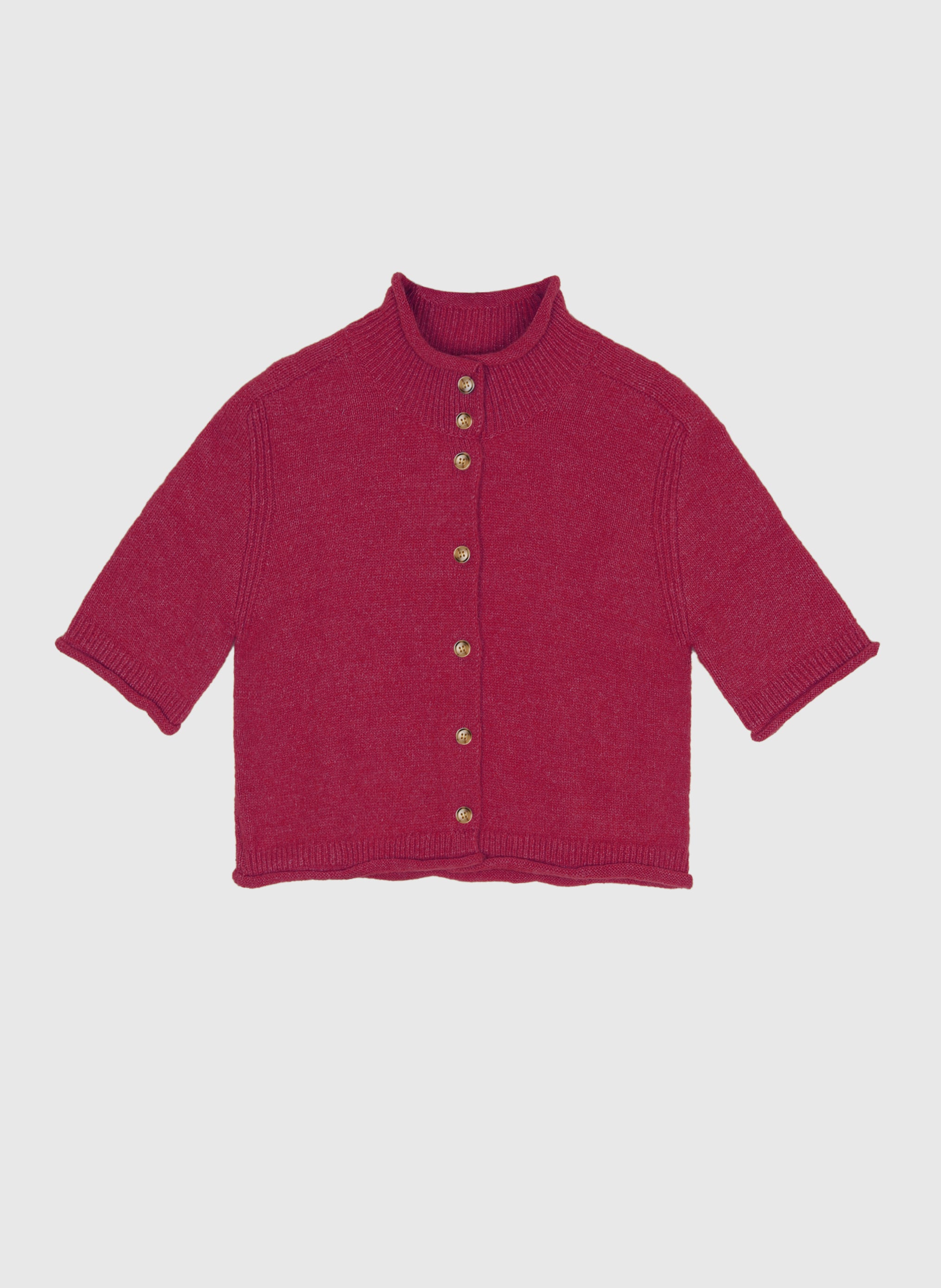 GILET LELYA framboise