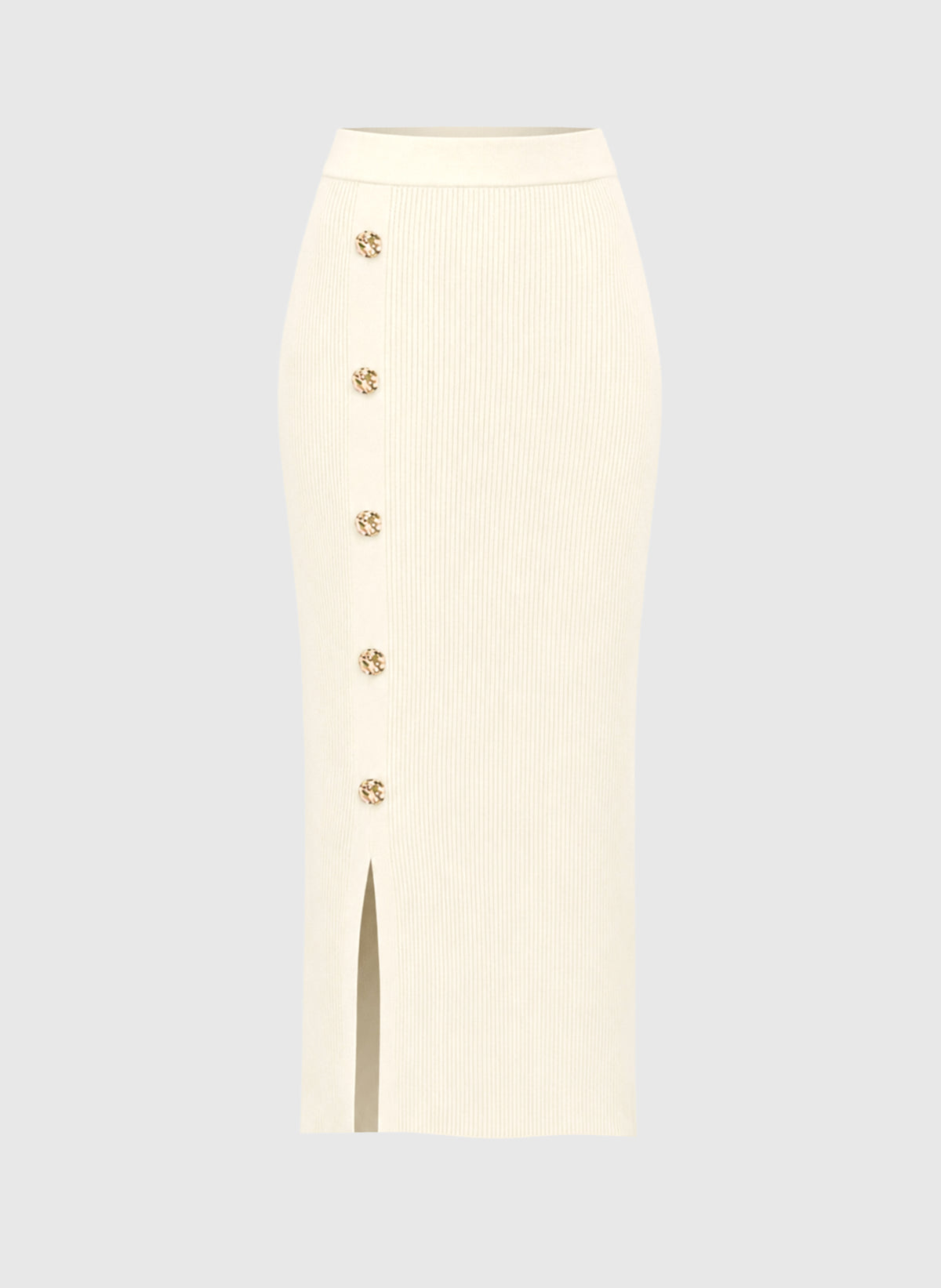 NINA LONG SKIRT, ecru