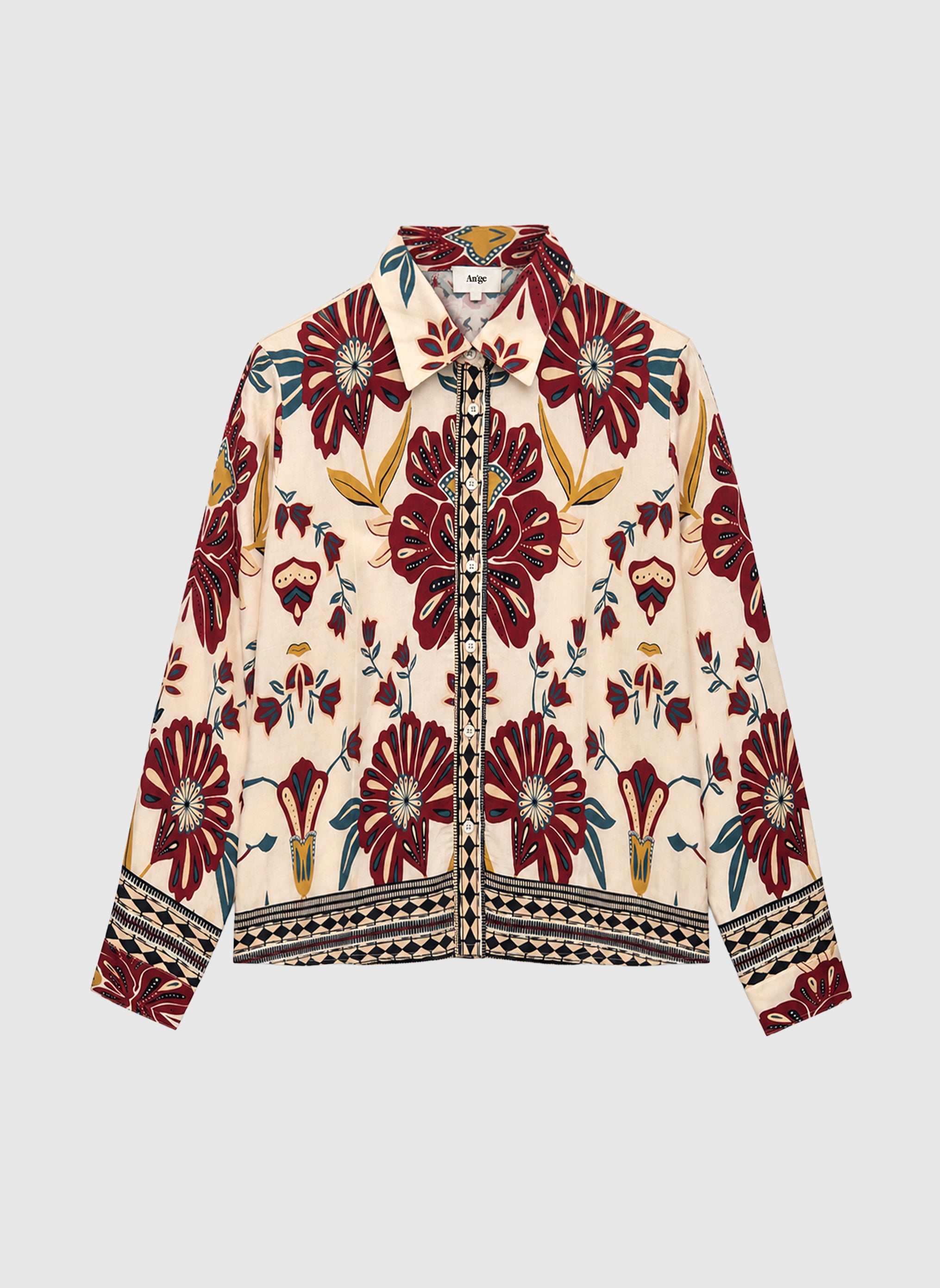 CHEMISE SOTILIANE tulipa ecru