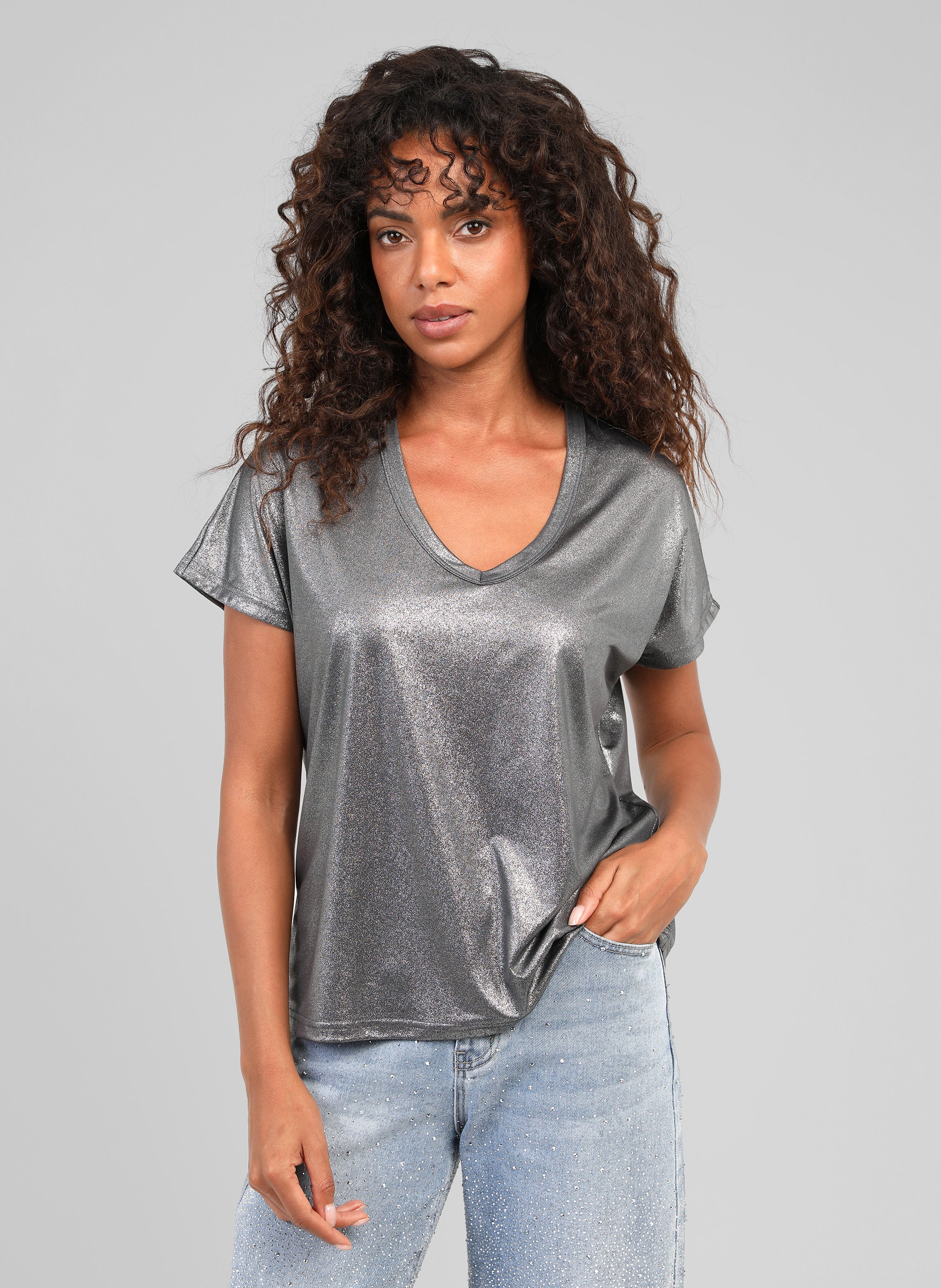 T-SHIRT AGNEZA anthracite