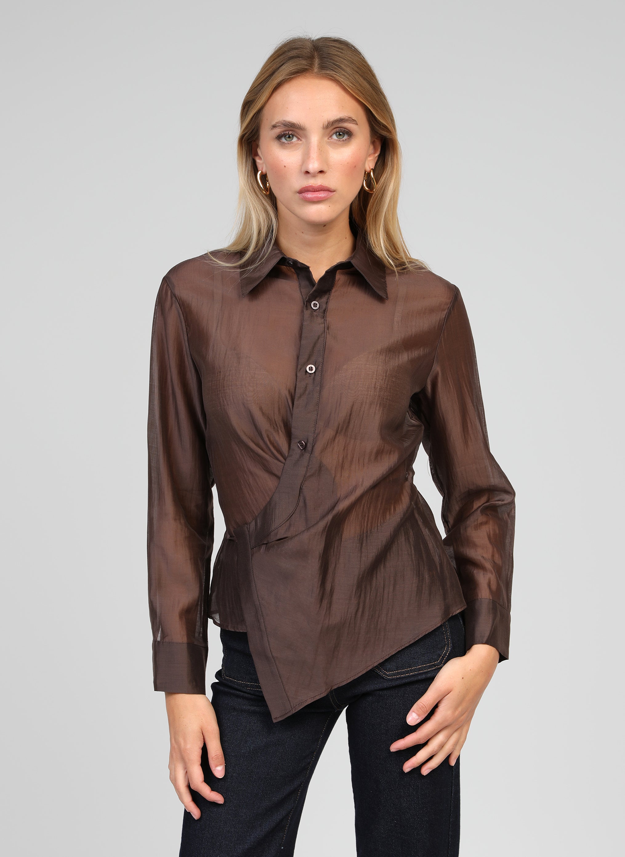 AIMA SHIRT brown