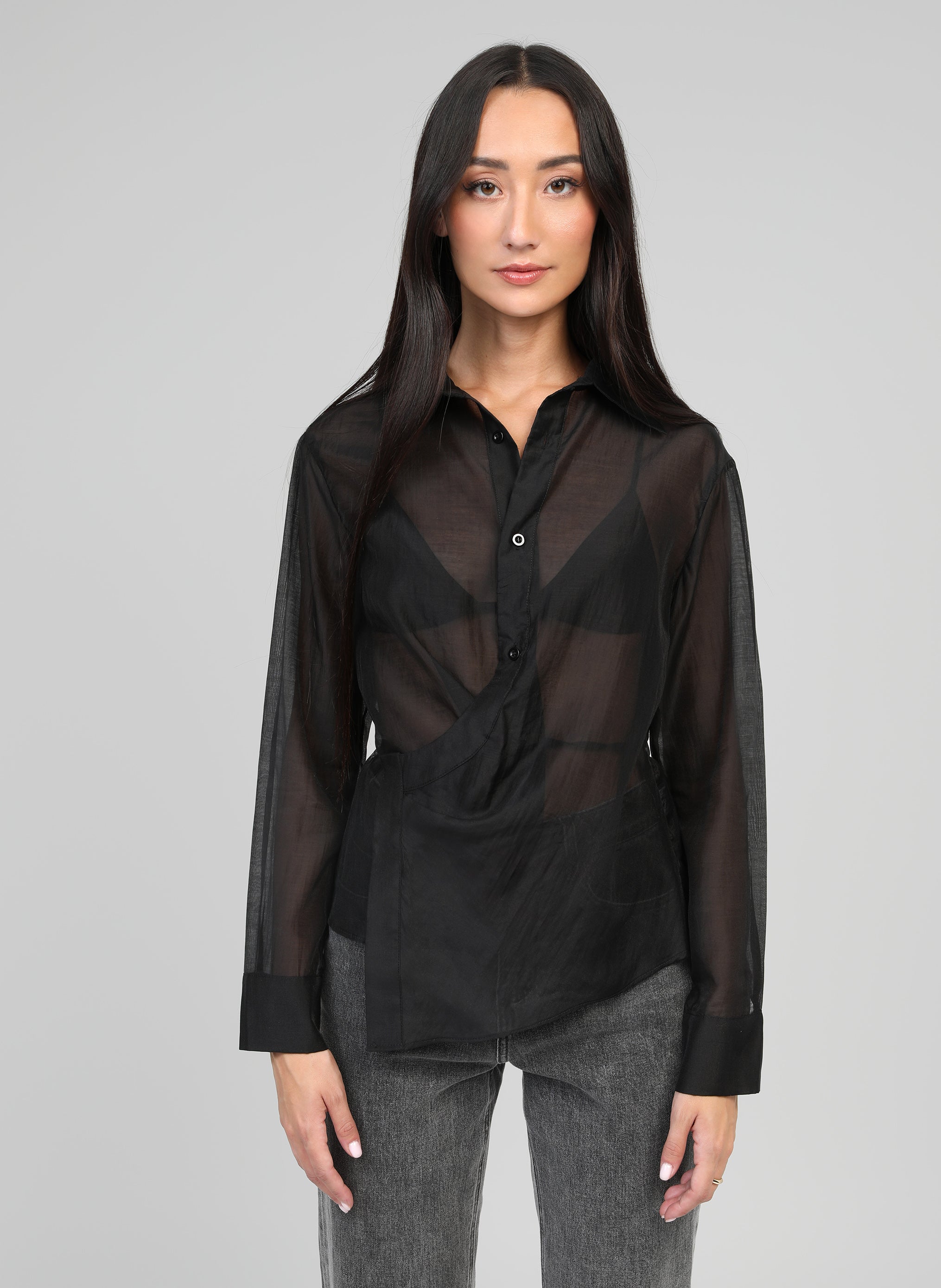 CHEMISE AIMA noir