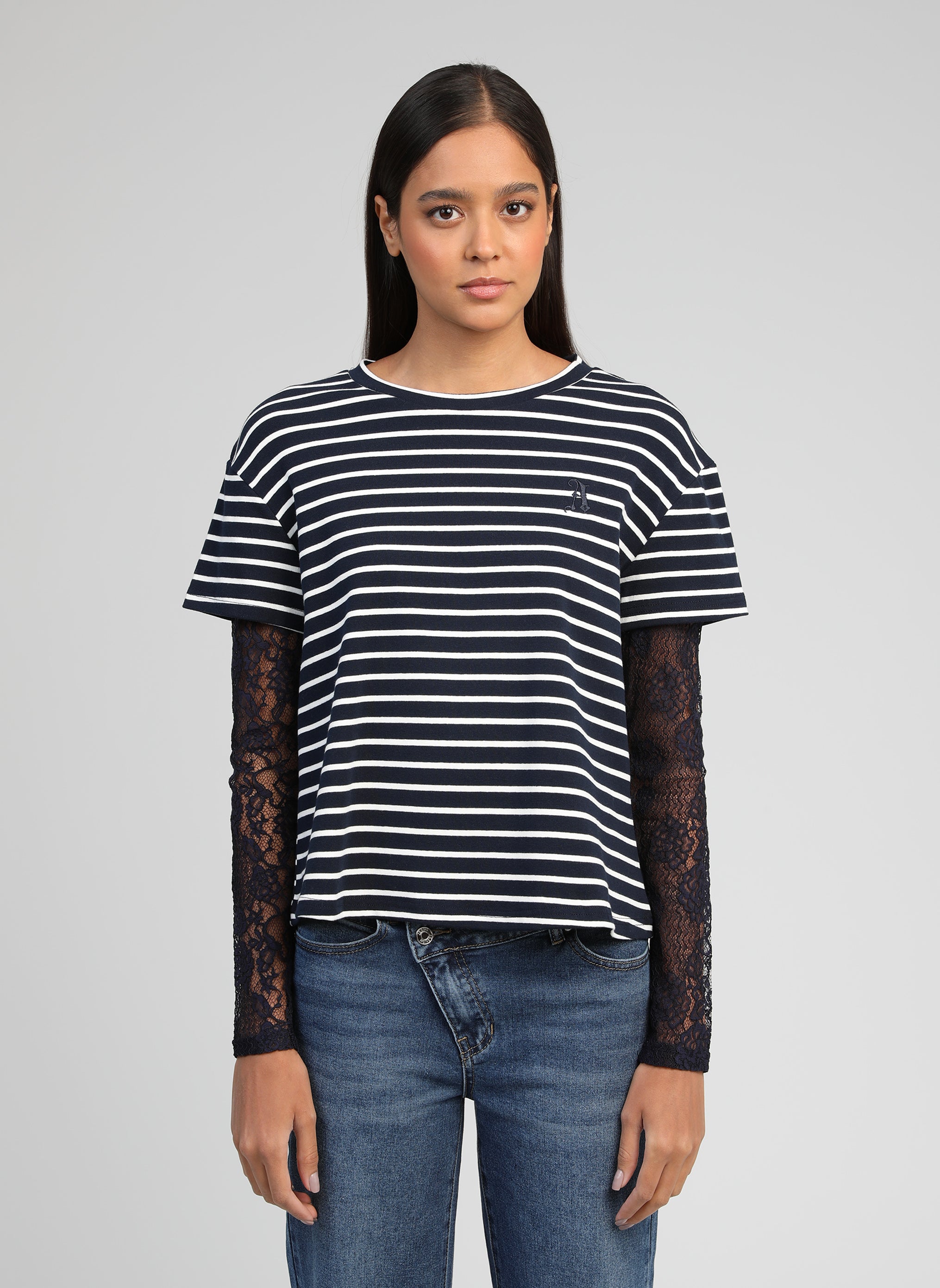 T-SHIRT AKELANE marine