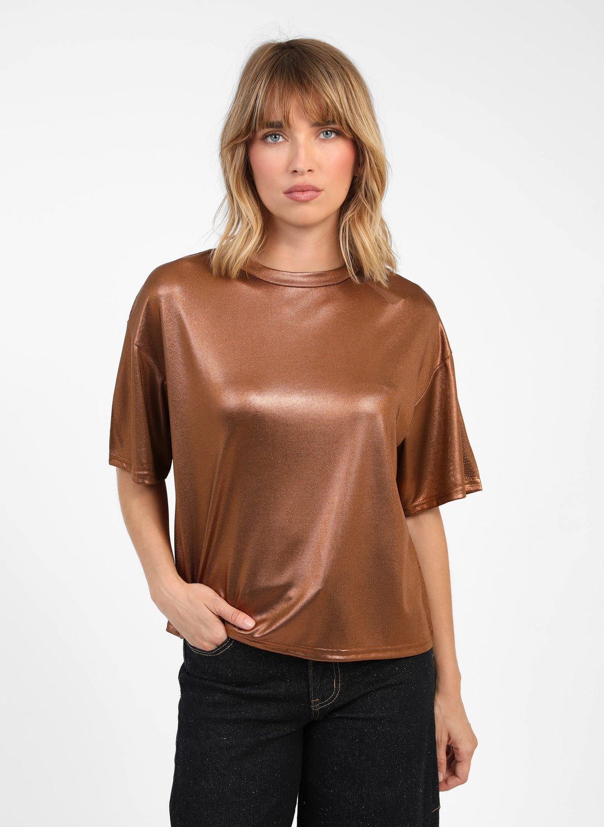 TEE-SHIRT AKOLA cuivre