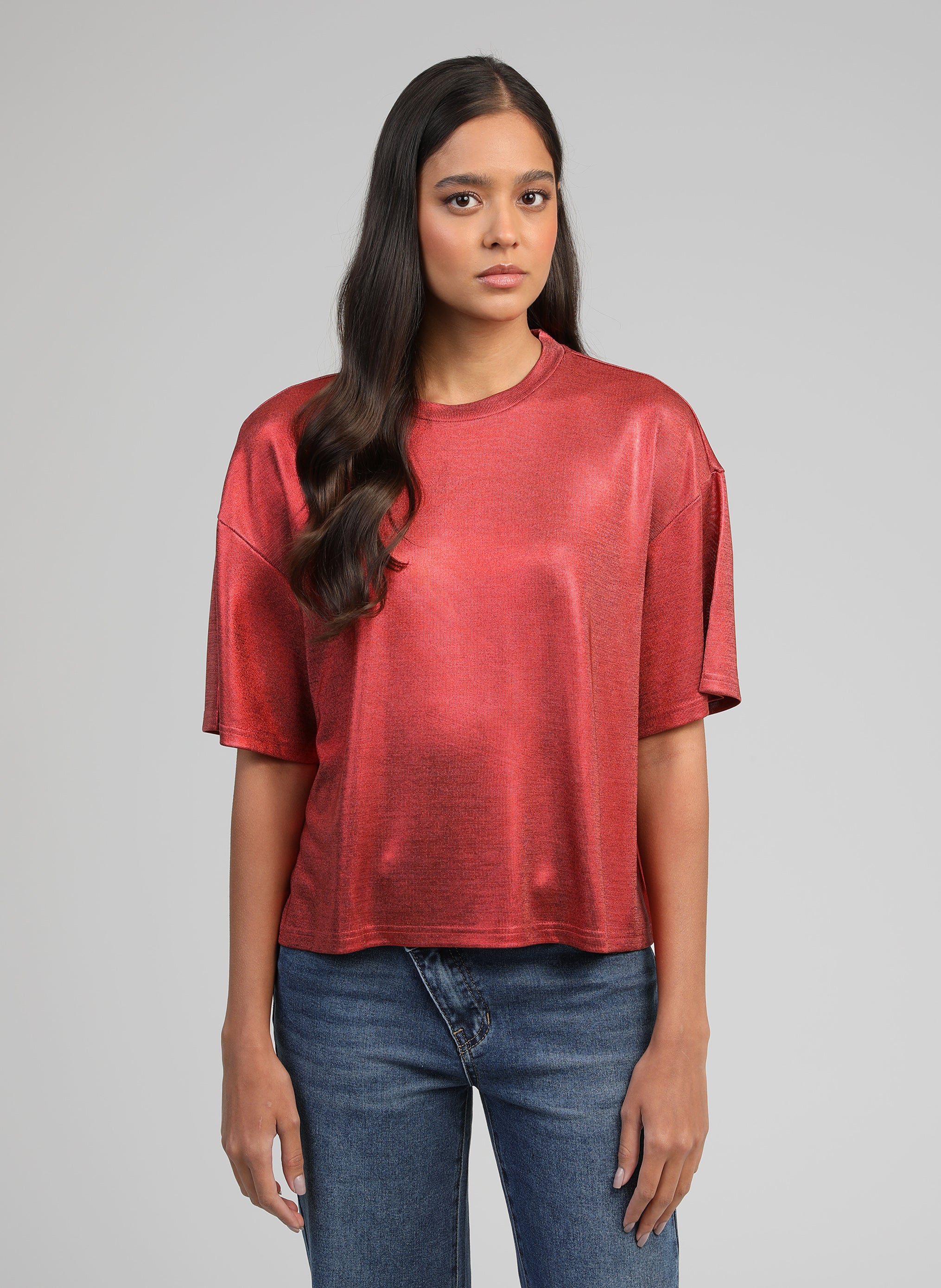 T-SHIRT AKOMILA rouge