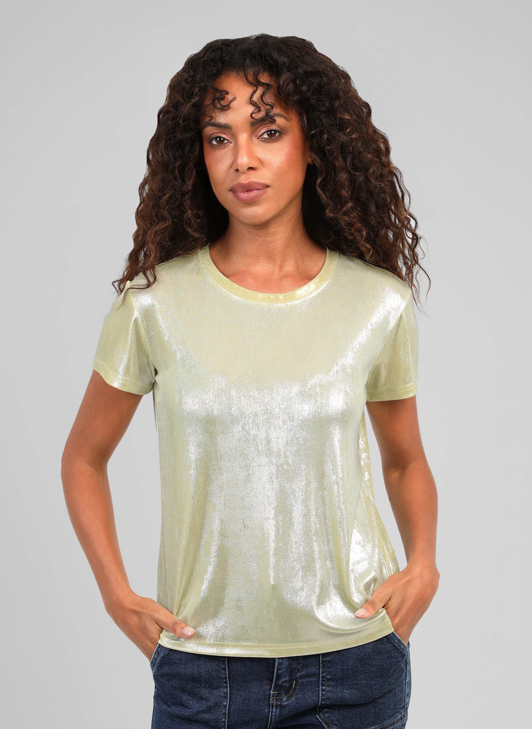 T-SHIRT ALIZA jaune