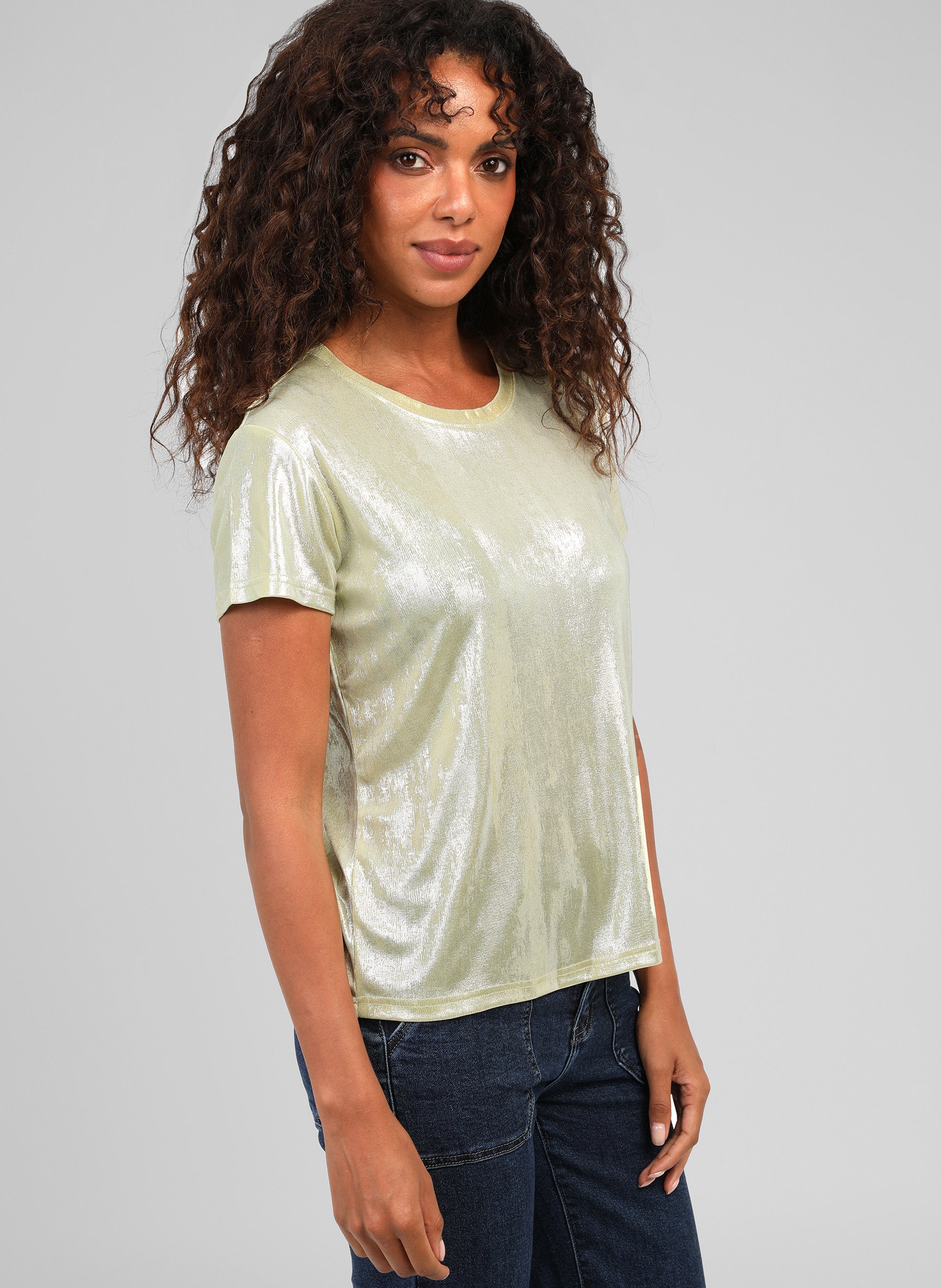 T-SHIRT ALIZA jaune