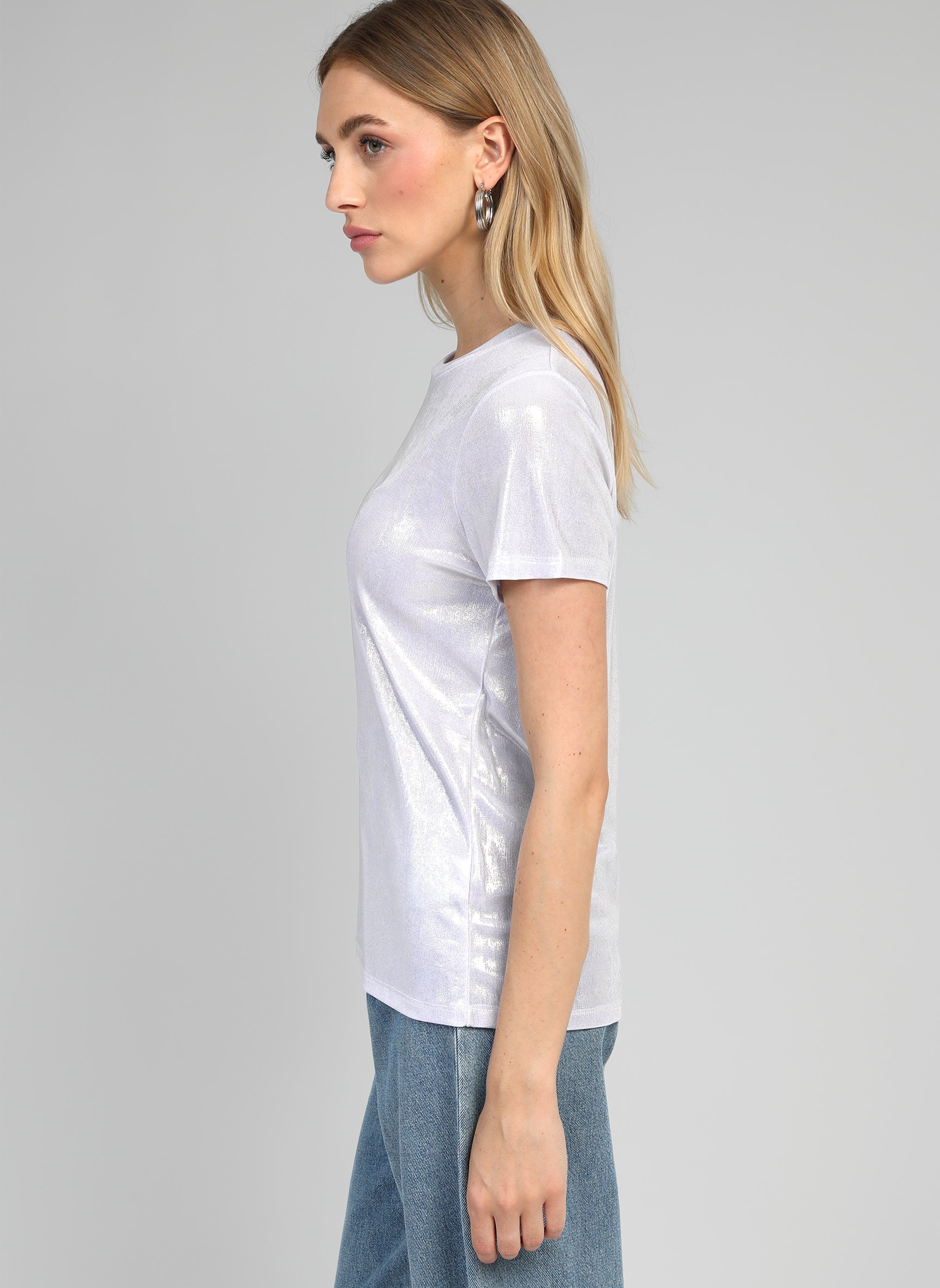 T-SHIRT ALIZEANI mother-of-pearl