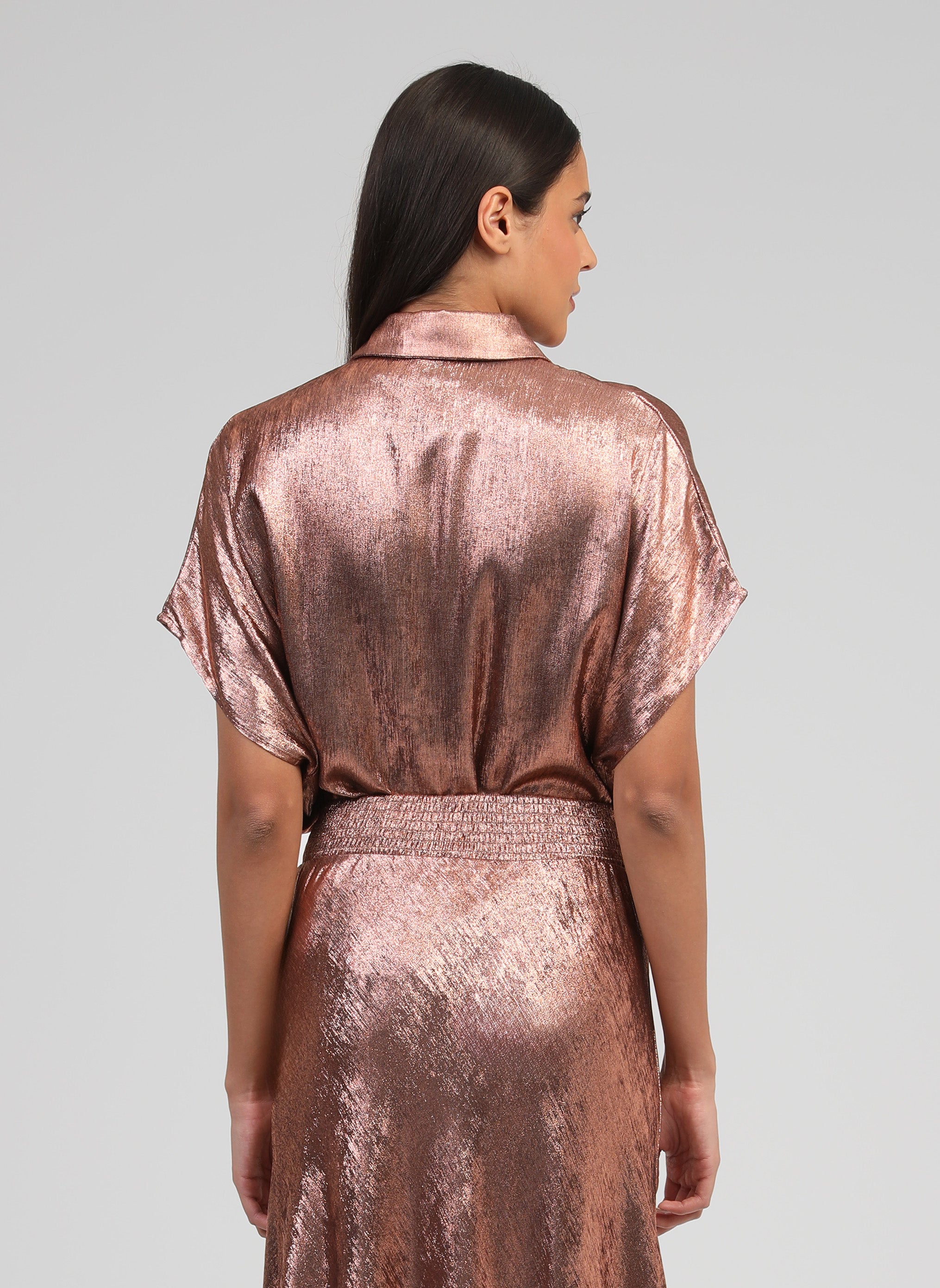 CHEMISE AMORYNA bronze