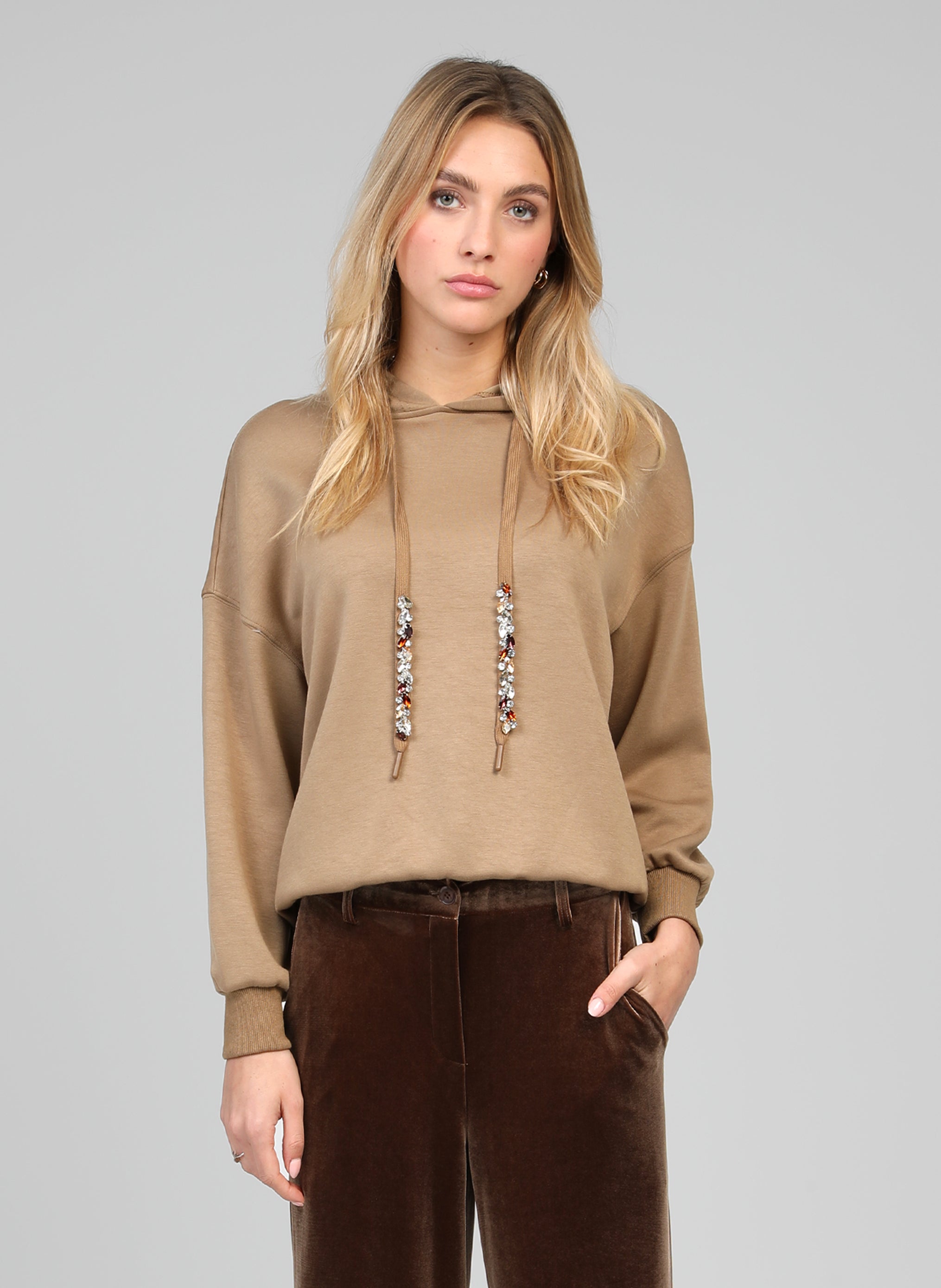 SWEAT ANIKA camel