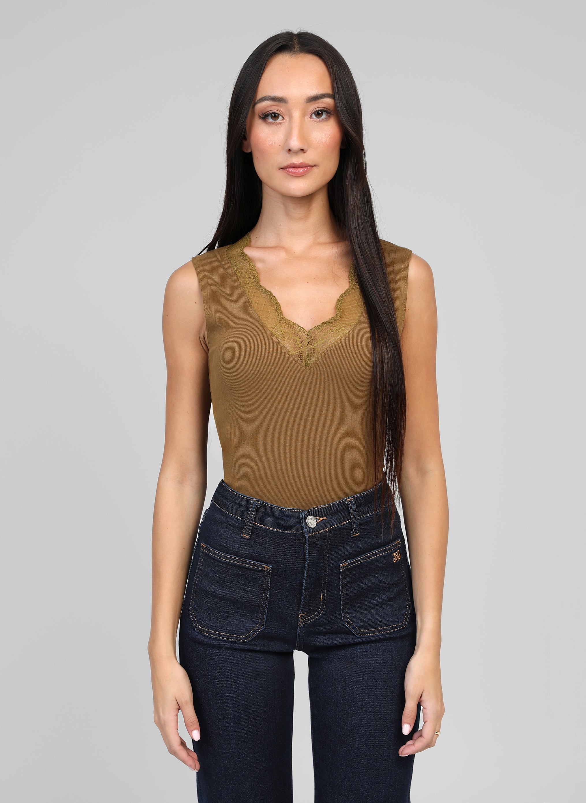 ASTURIE DEBARDEUR olive