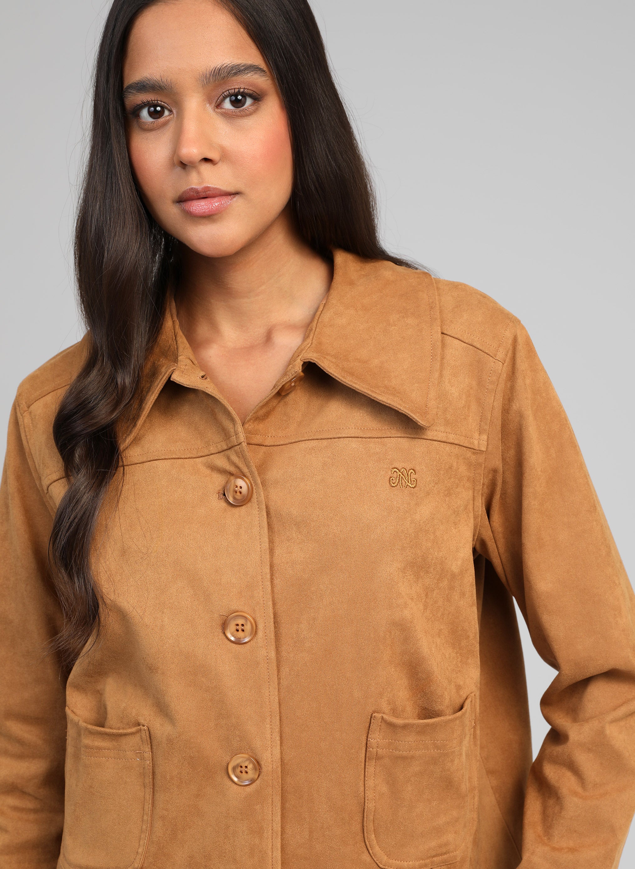 VESTE CLAUDILA camel