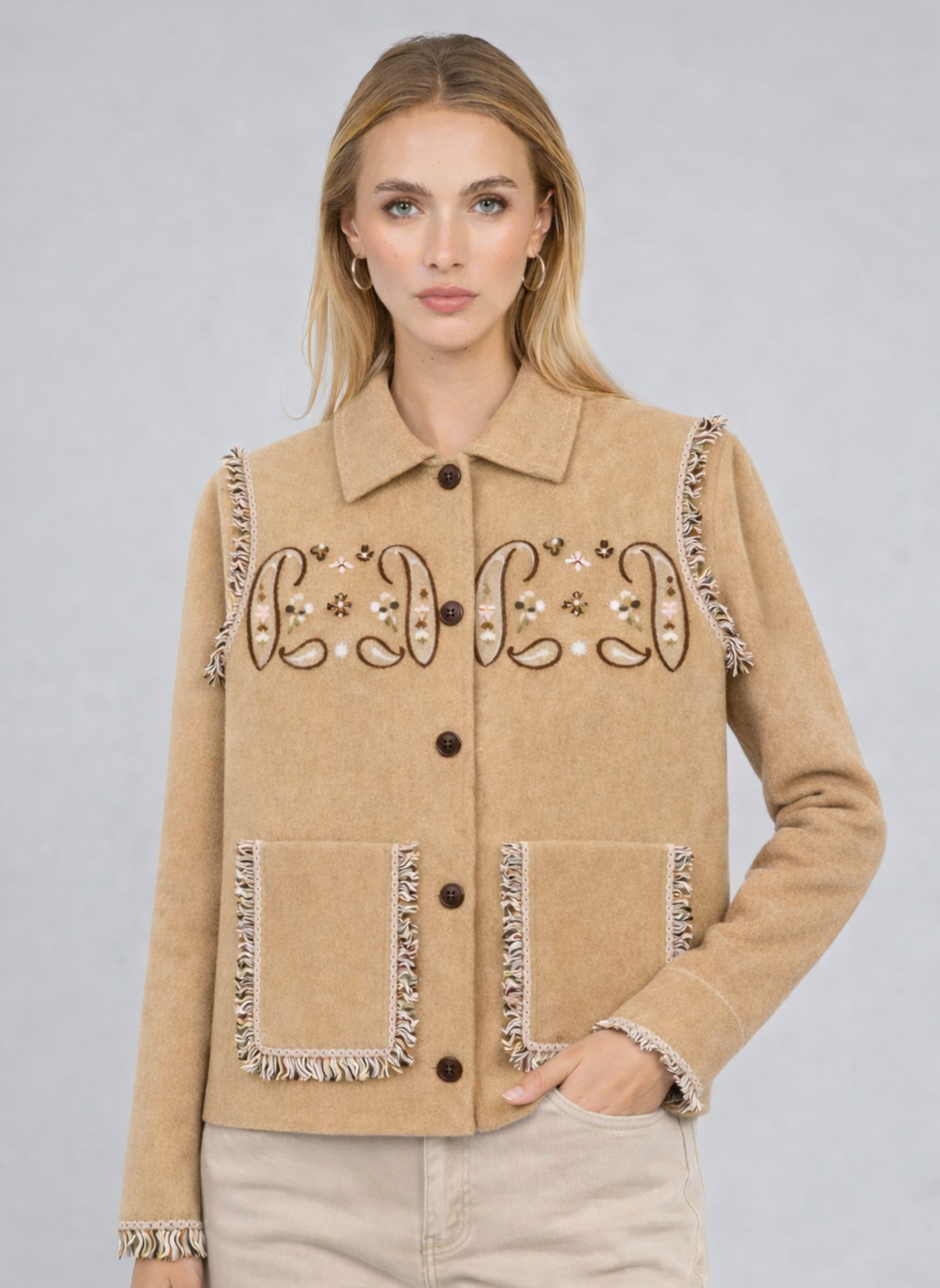 GILET NISANI beige