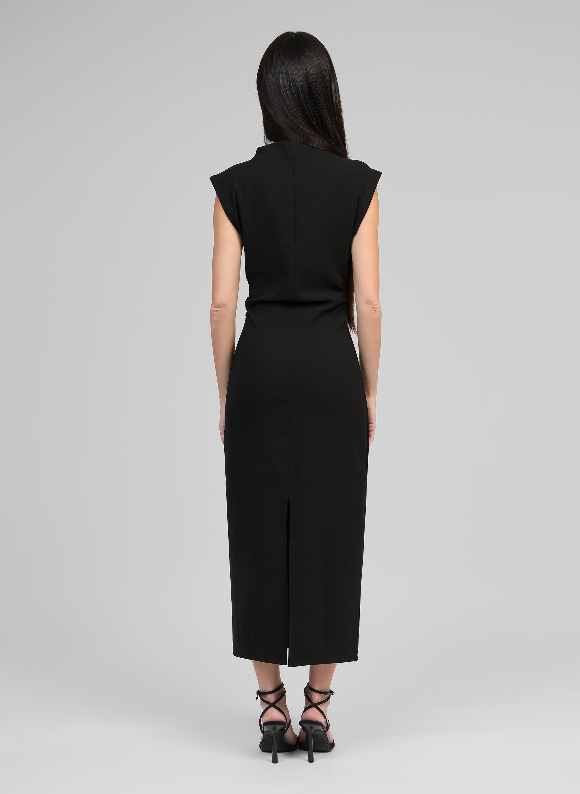 ELODIA MIDI DRESS black