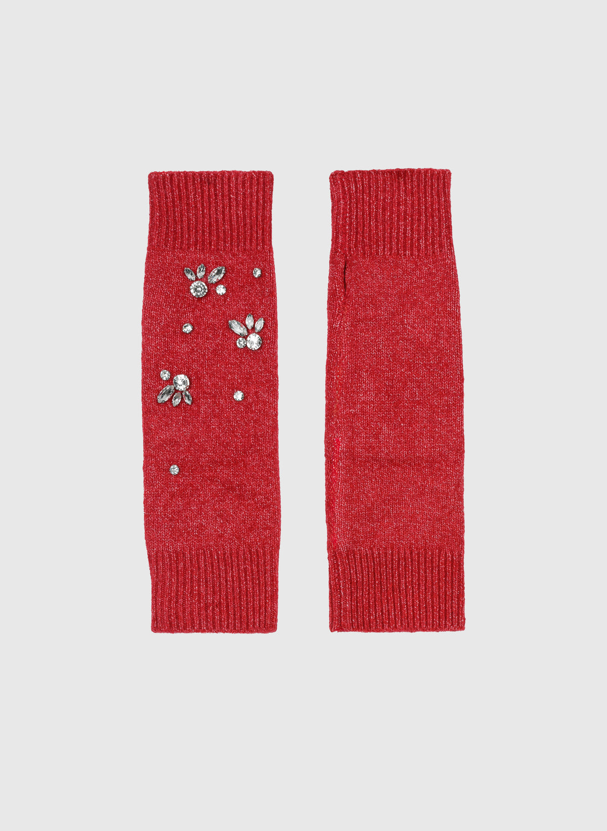 Mitaines En Maille Anne D'Alès – Rouge, Blanches Ou Noires, Taille Unique, Neuves Étiquetées