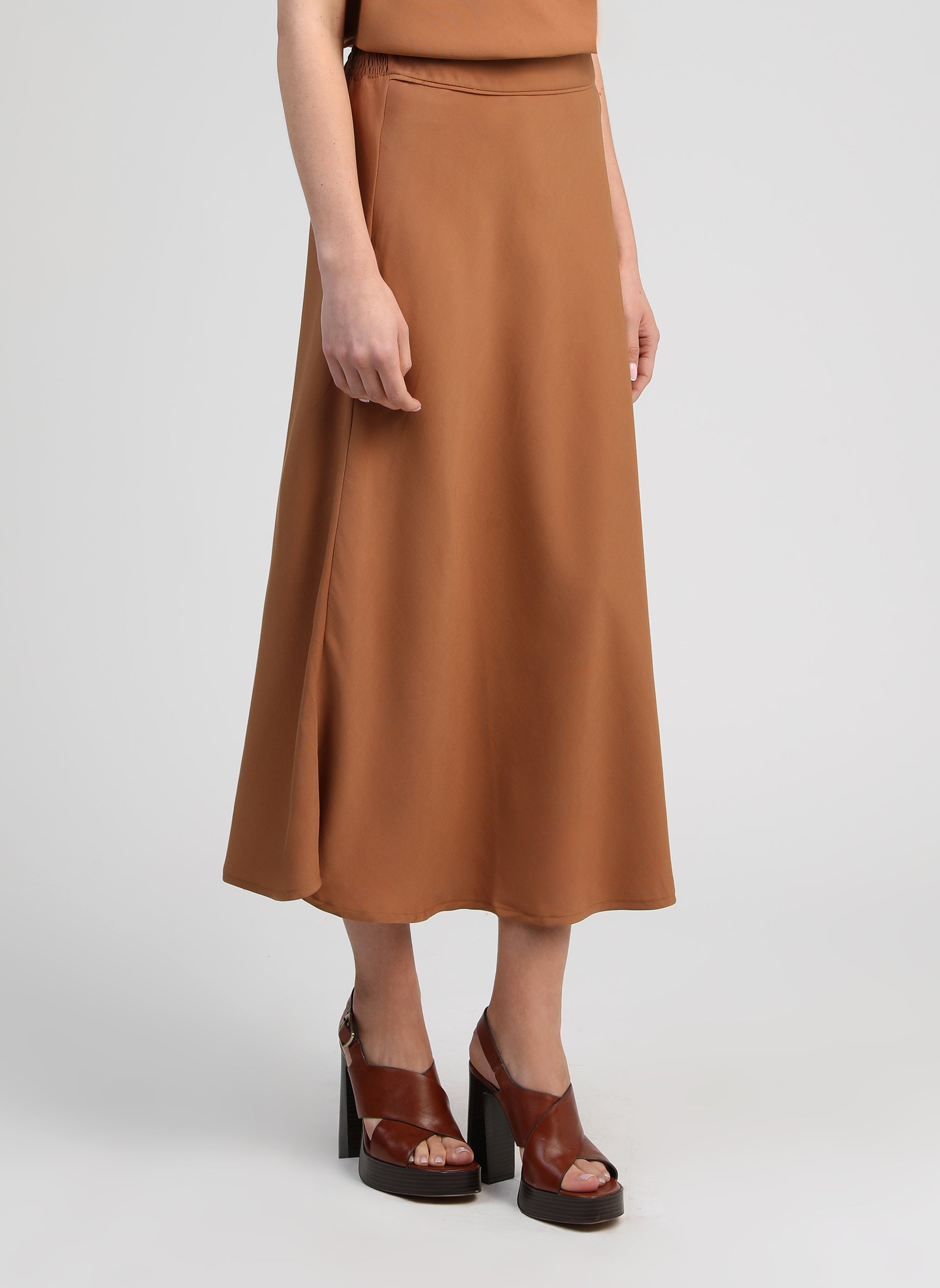 JUPE MIDI GABITA daim