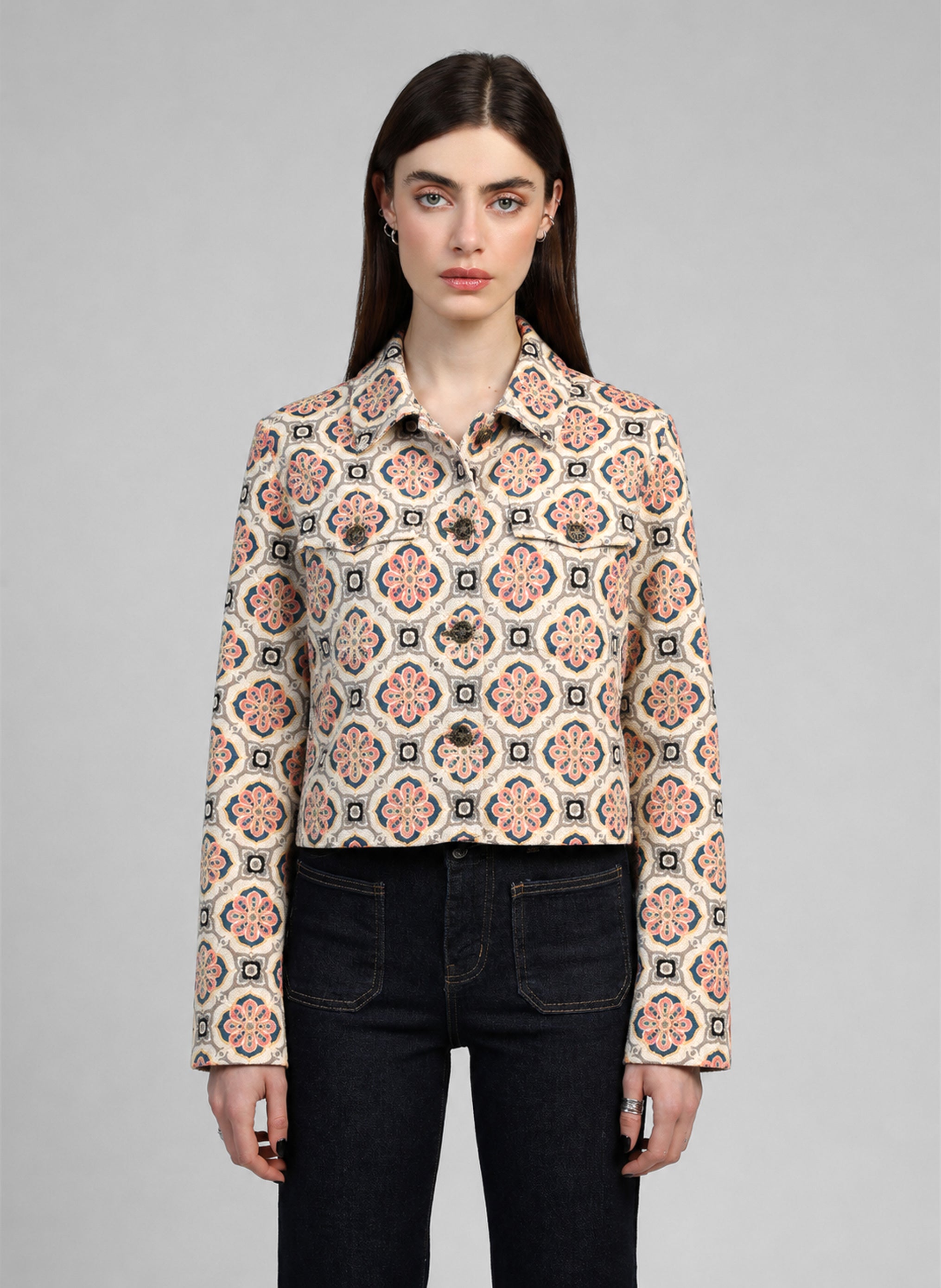 VESTE HELYANA ecru