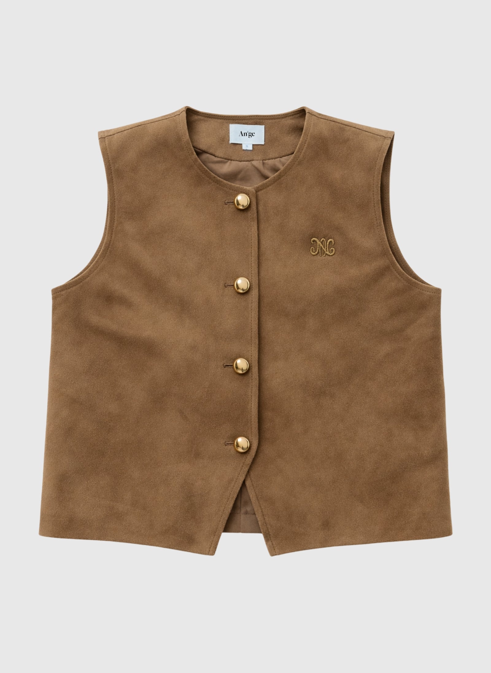 VESTE SANS MANCHES HULIANE camel