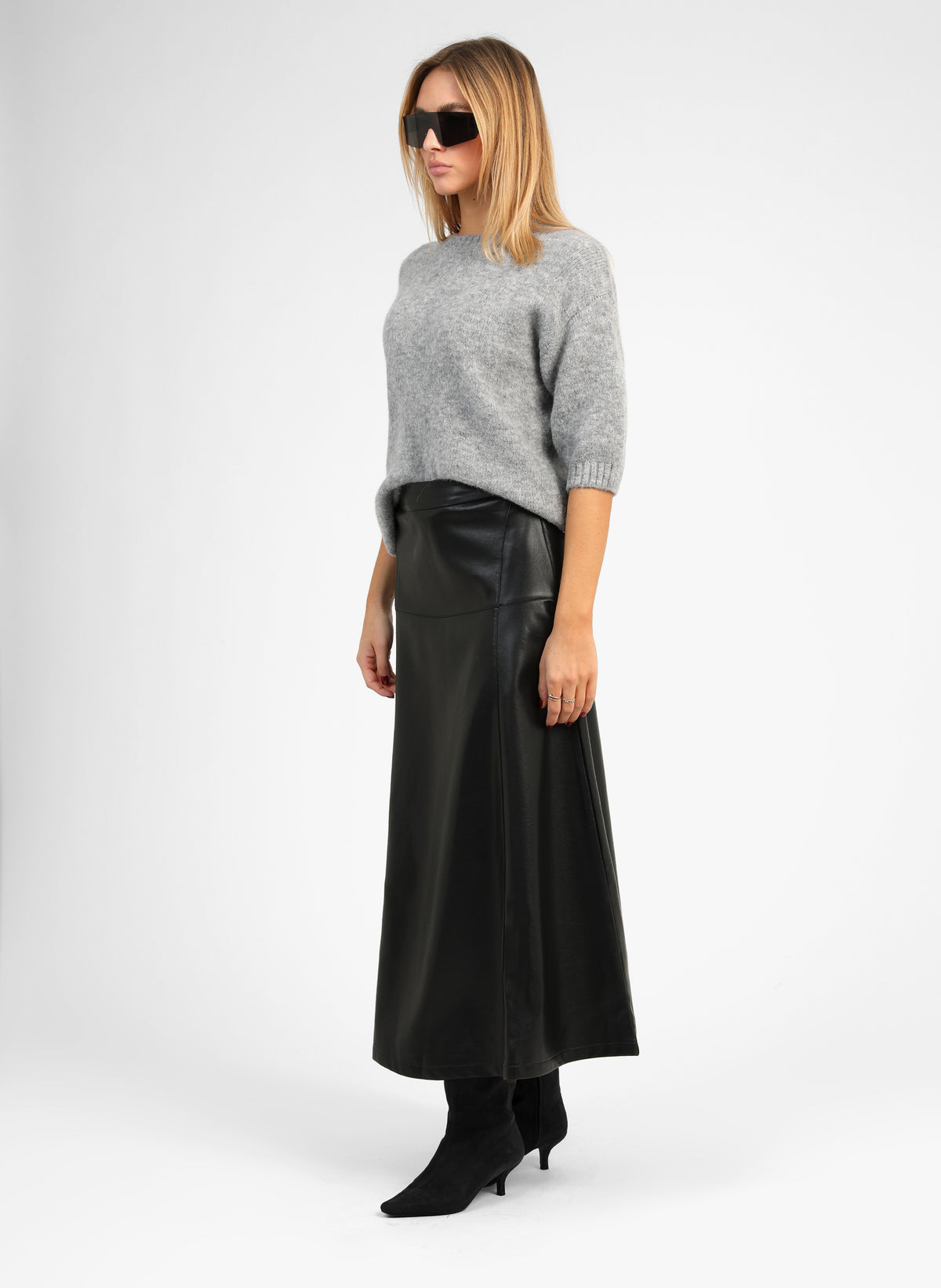 JUPE LONGUE JAMALA noir
