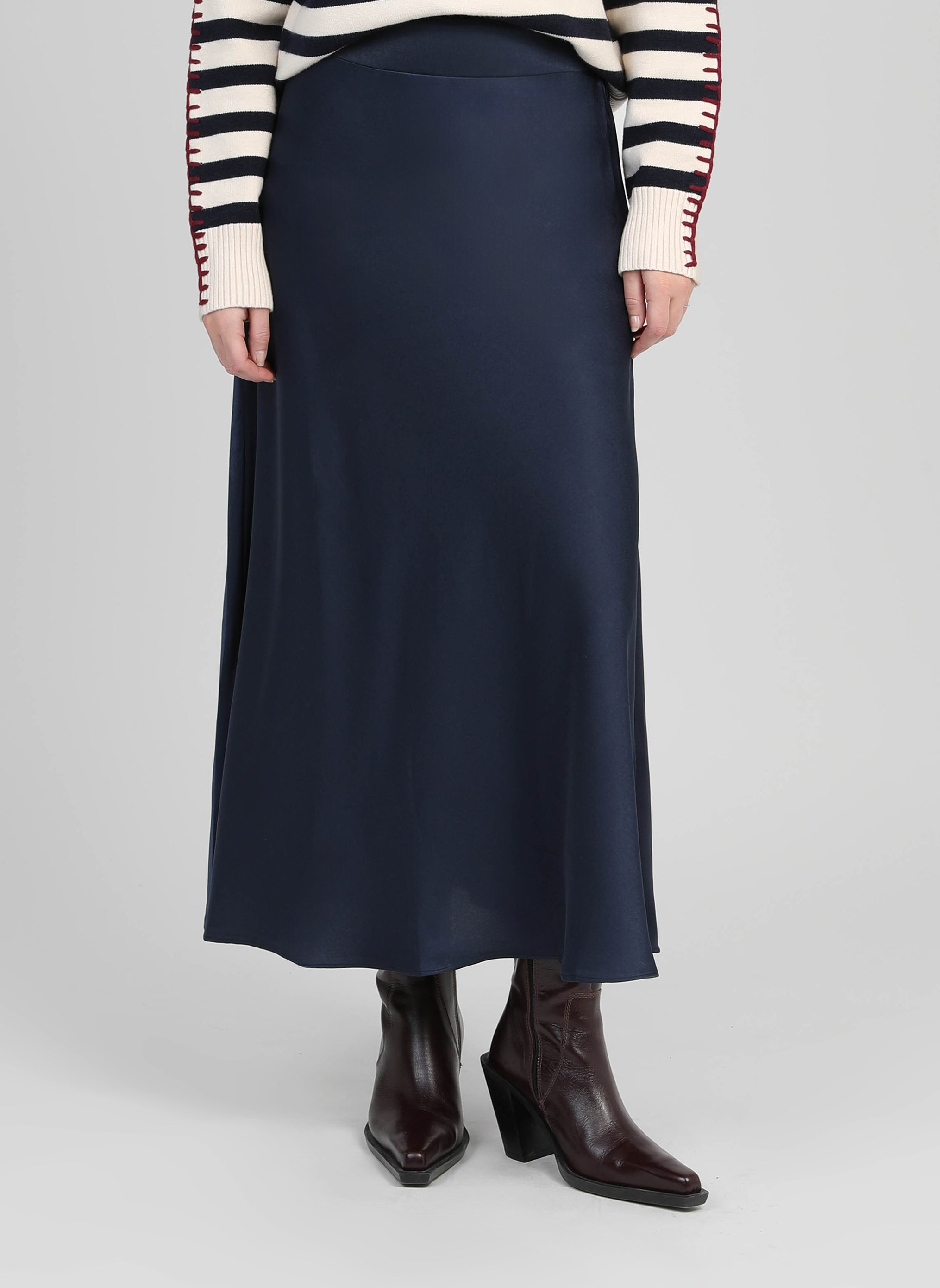 JUPE MIDI JANIALA marine