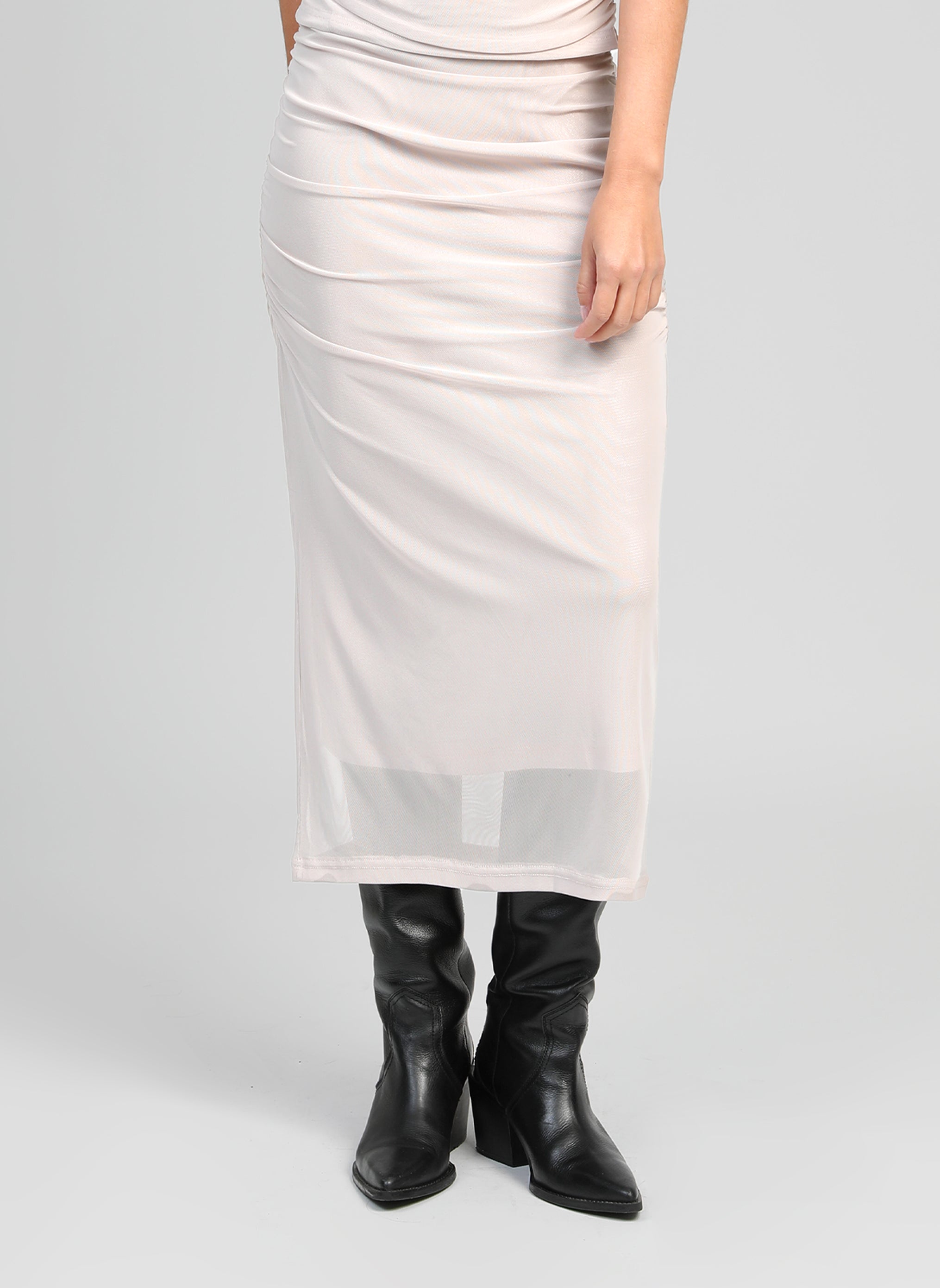 JUPE LONGUE JAZILO ecru