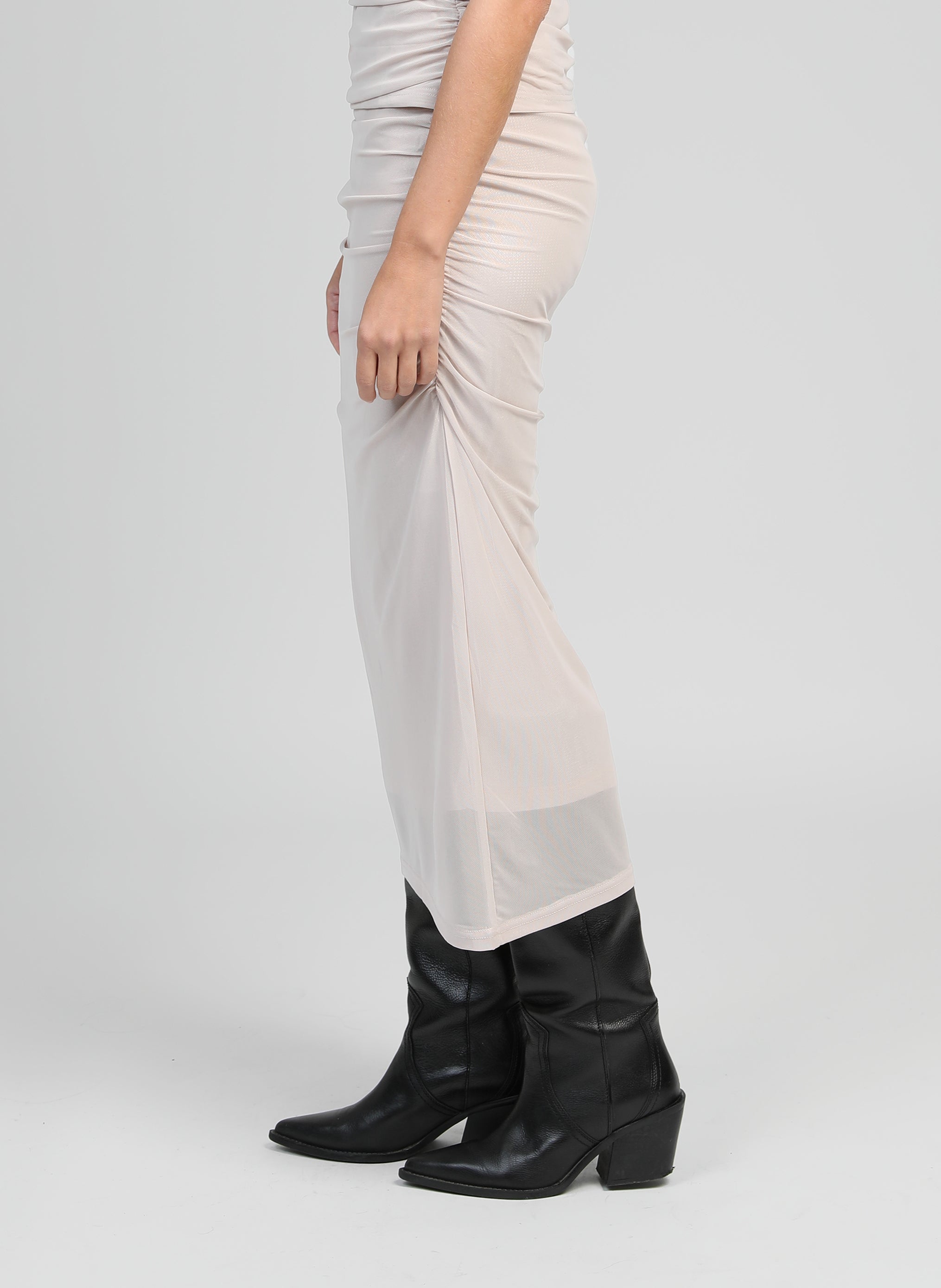 JUPE LONGUE JAZILO ecru