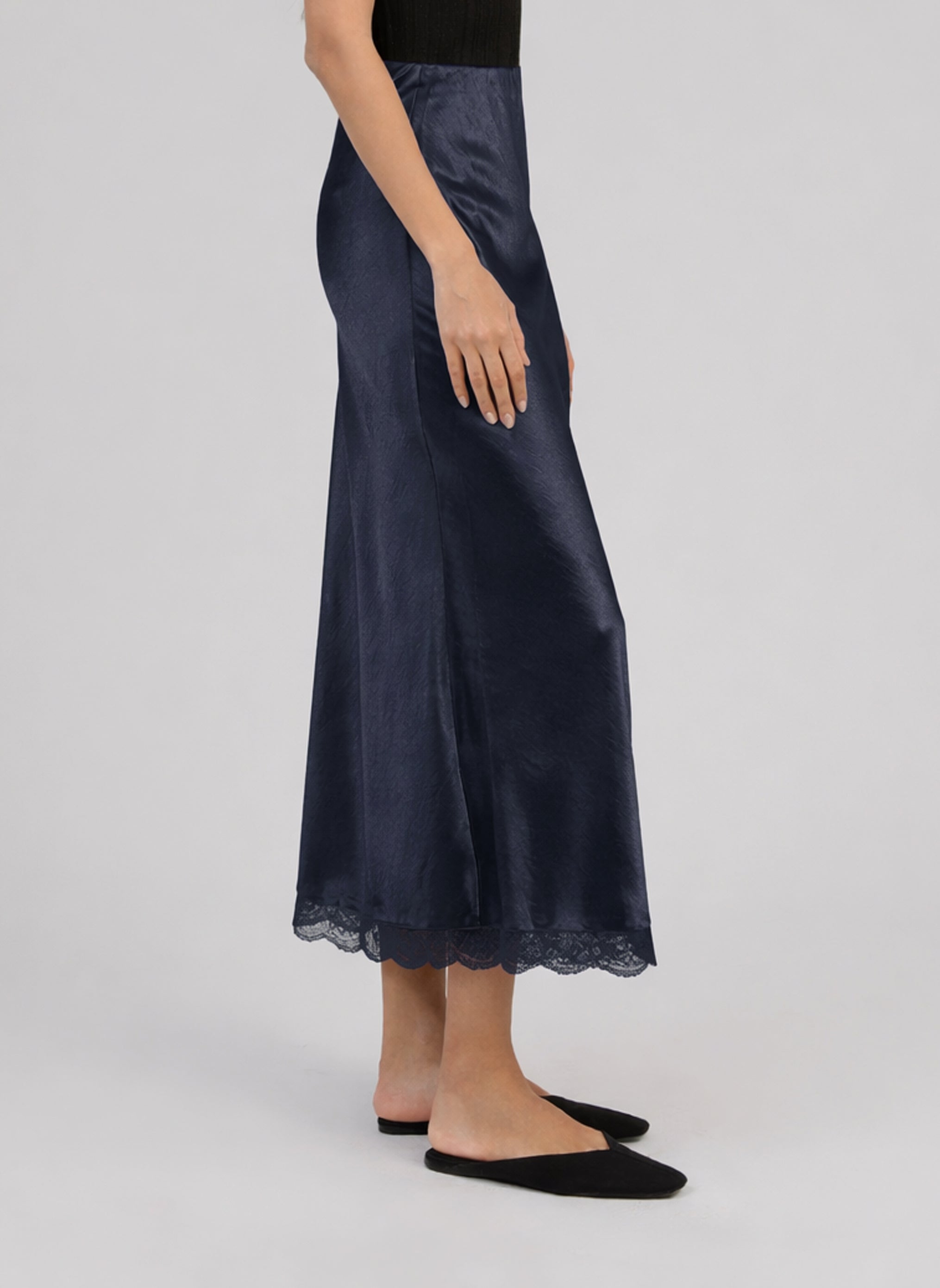 JUPE LONGUE JULIATA marine