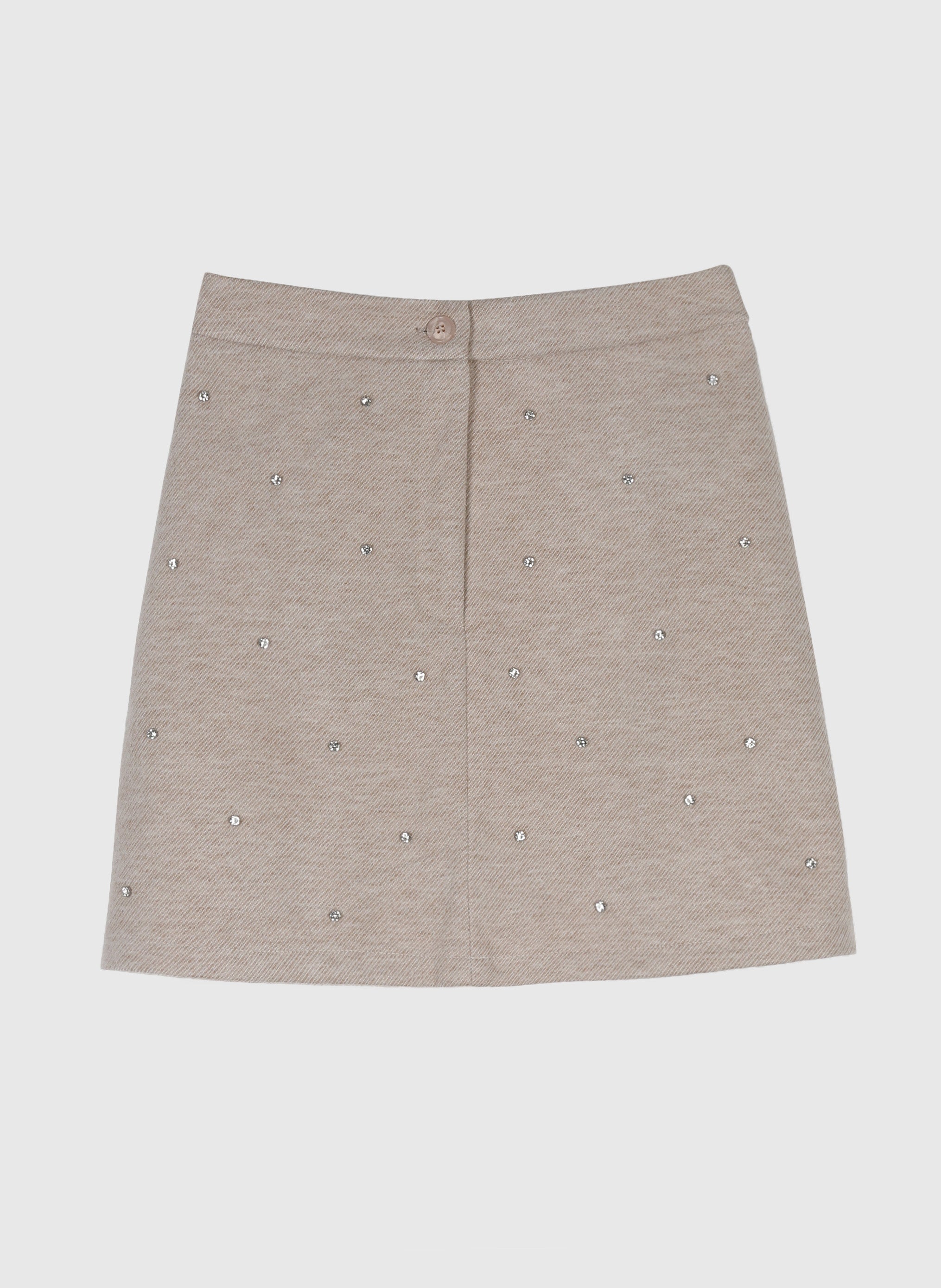 JUPE COURTE JULINIA beige