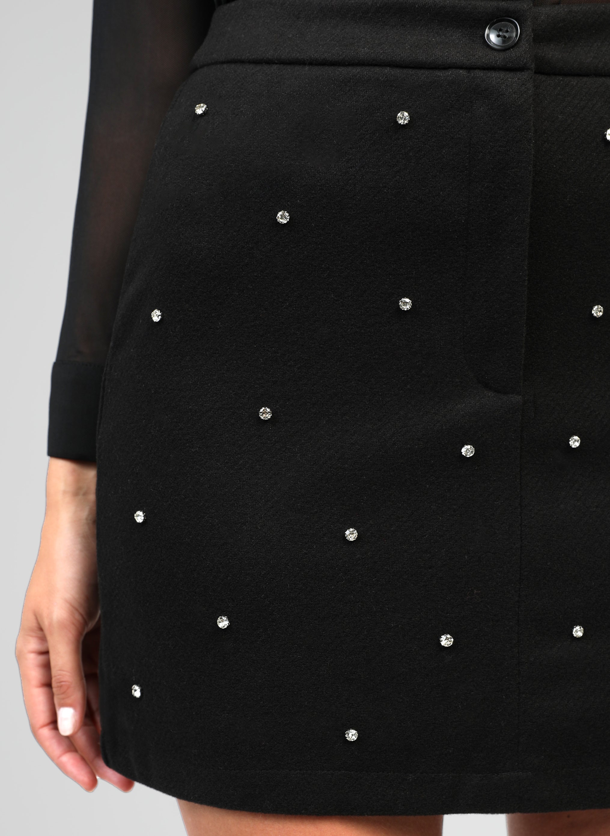 JUPE COURTE JULINIA noir