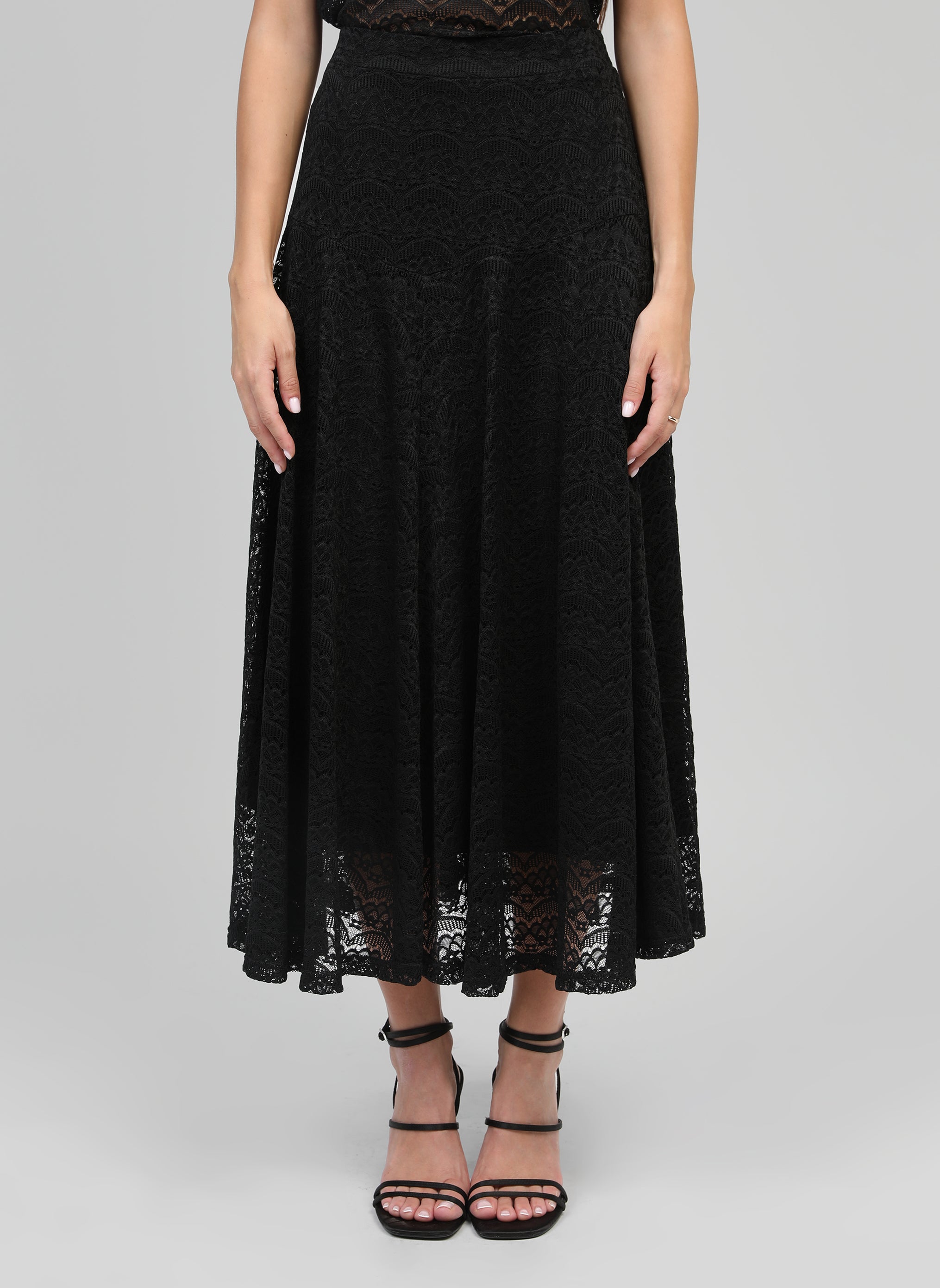 JUNILA MIDI SKIRT negro