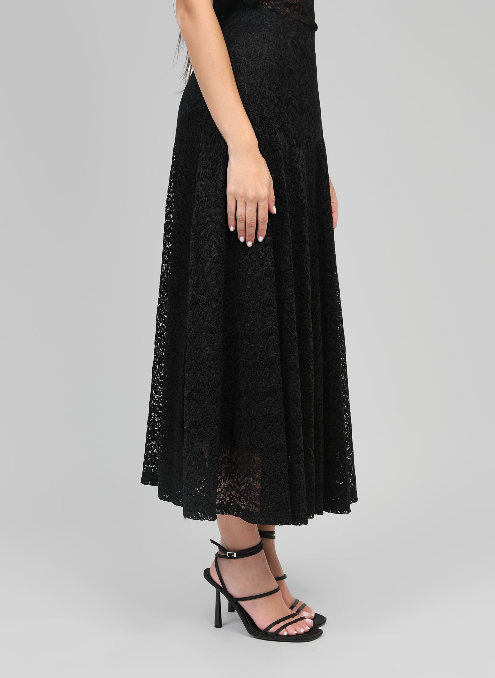 JUNILA MIDI SKIRT negro