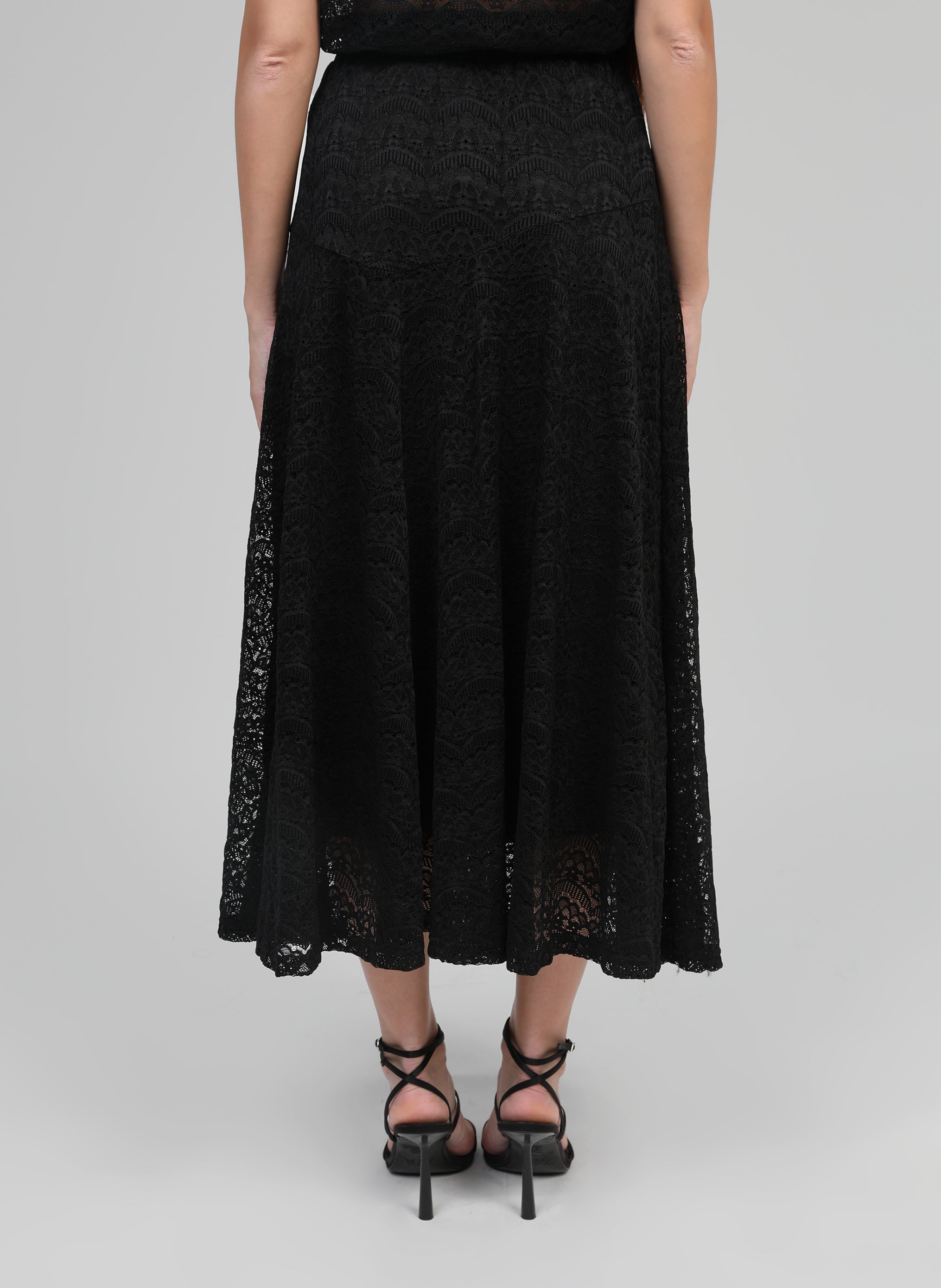 JUNILA MIDI SKIRT negro