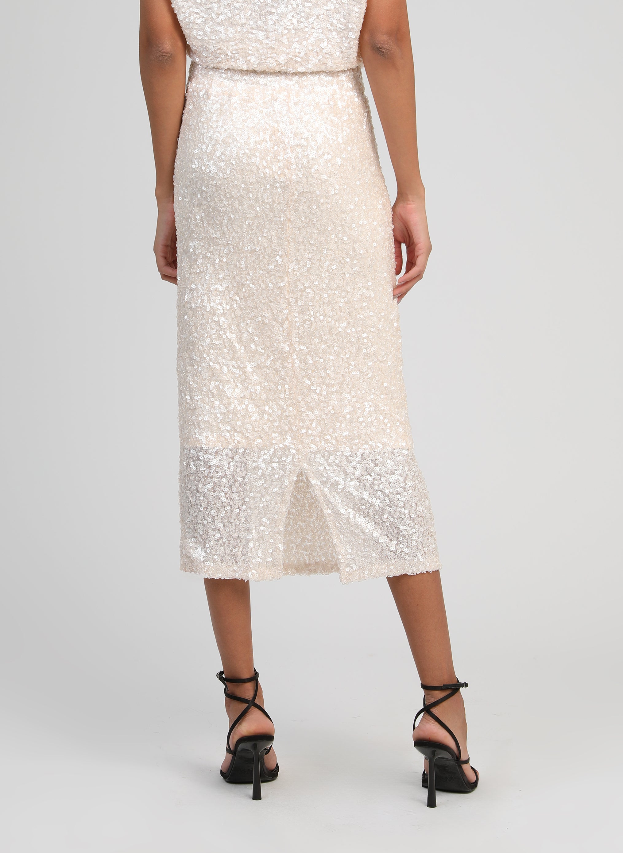 JUPE MIDI JURYFALA ecru