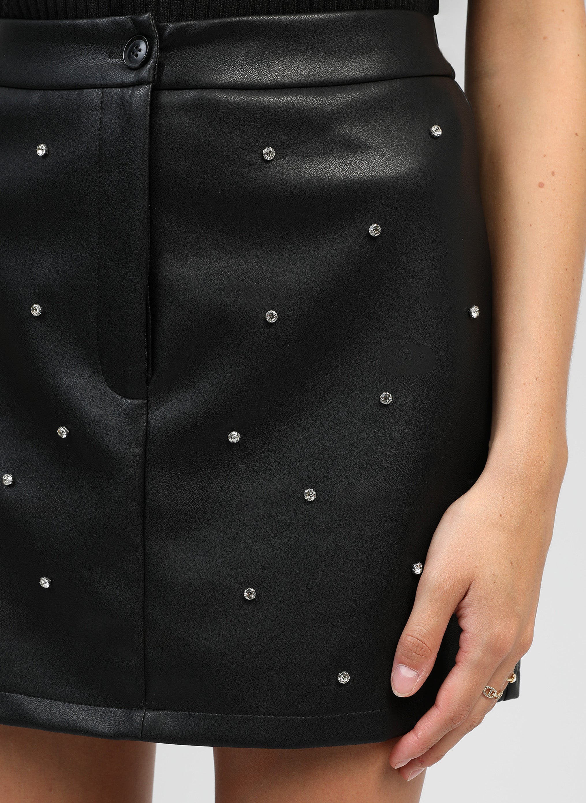 JUPE COURTE JUTINIA noir