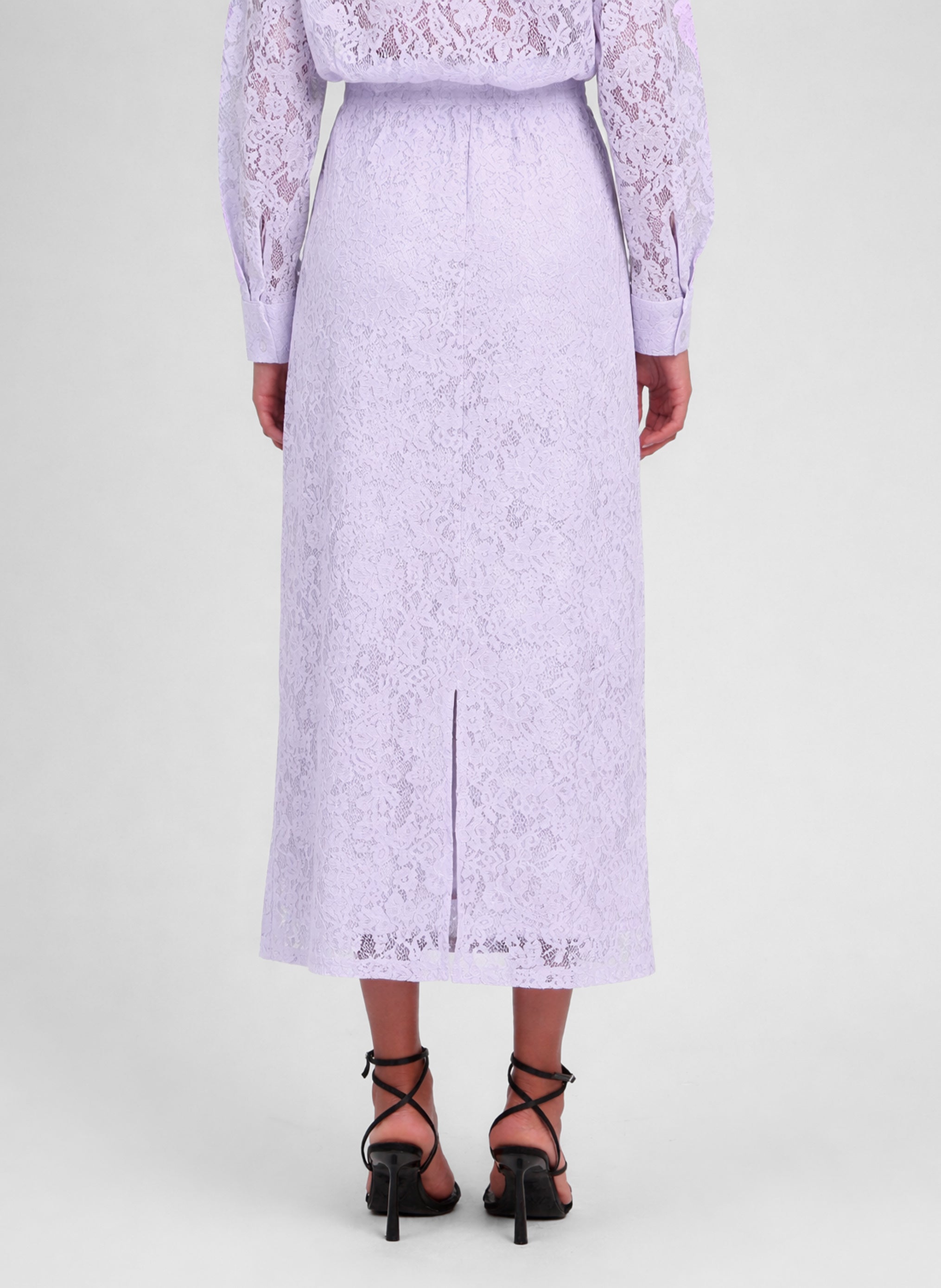 JUPE MIDI JUVYNA parme