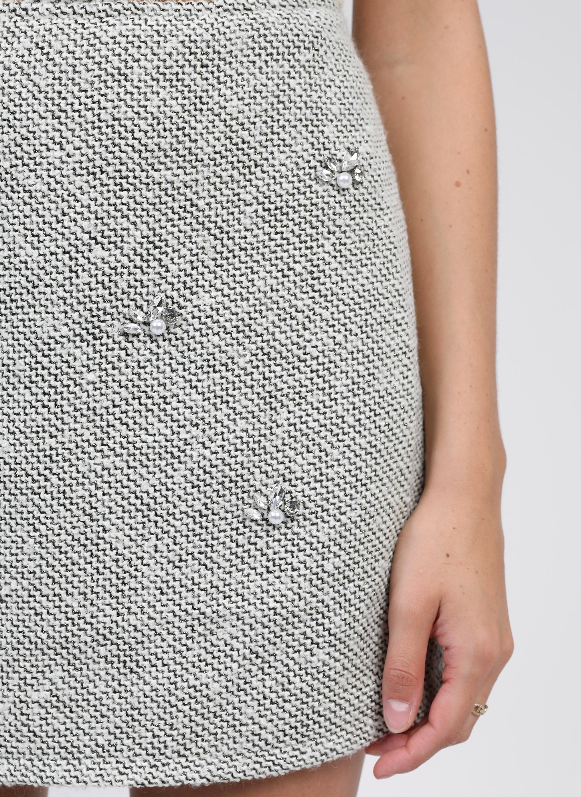 JUPE COURTE JYMA ecru