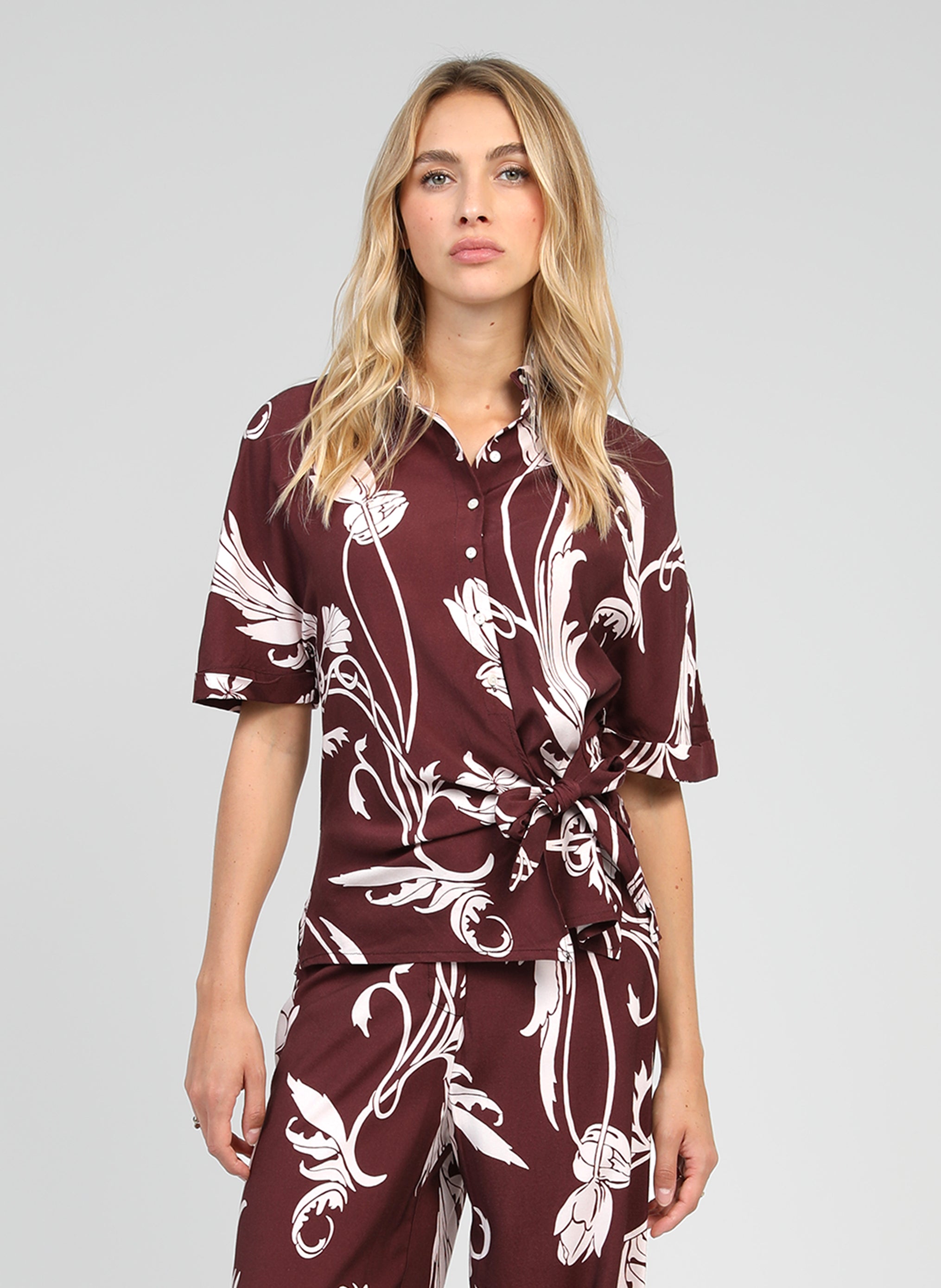 CHEMISE KAVY kriket bordeaux