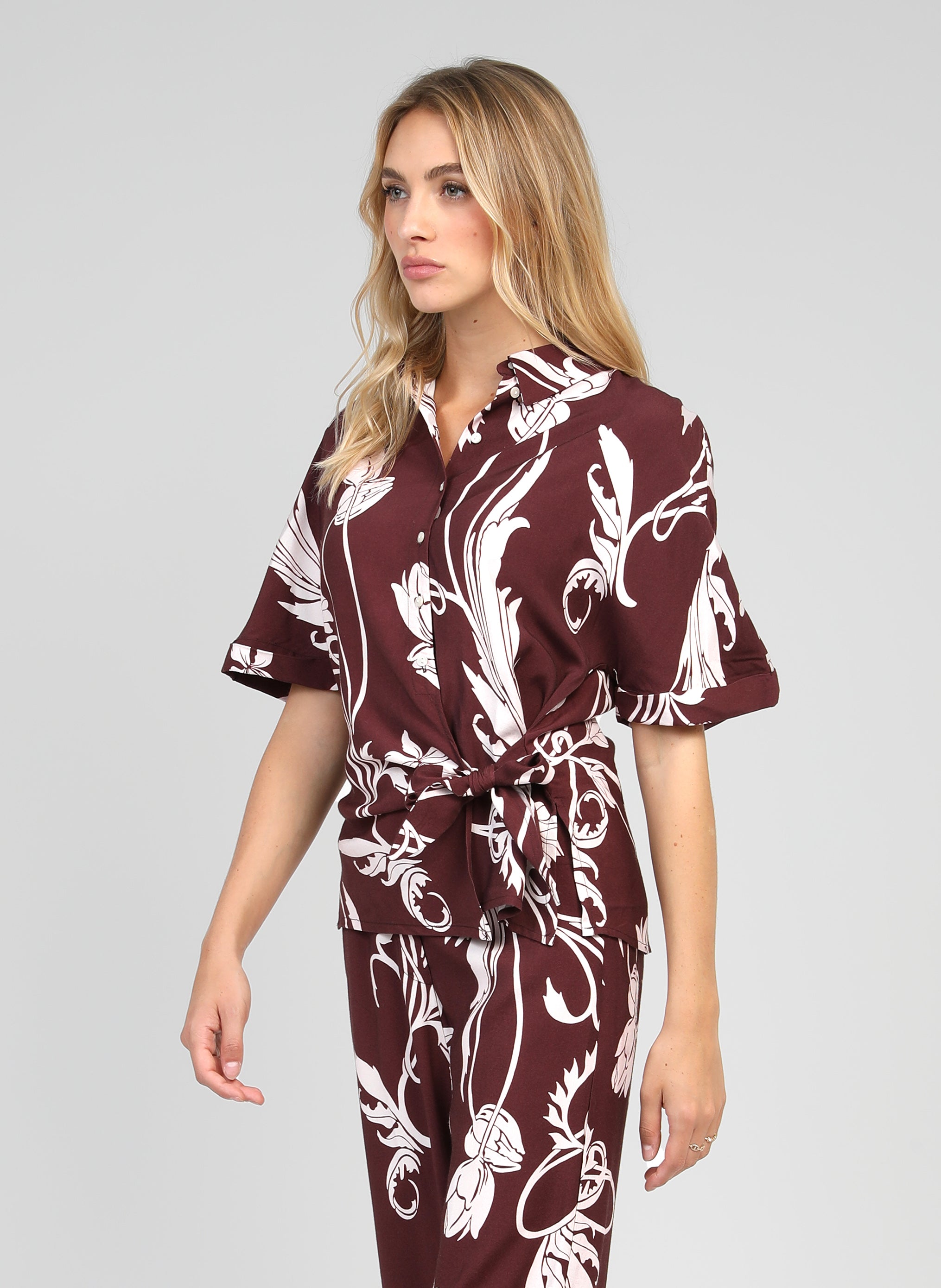 CHEMISE KAVY kriket bordeaux