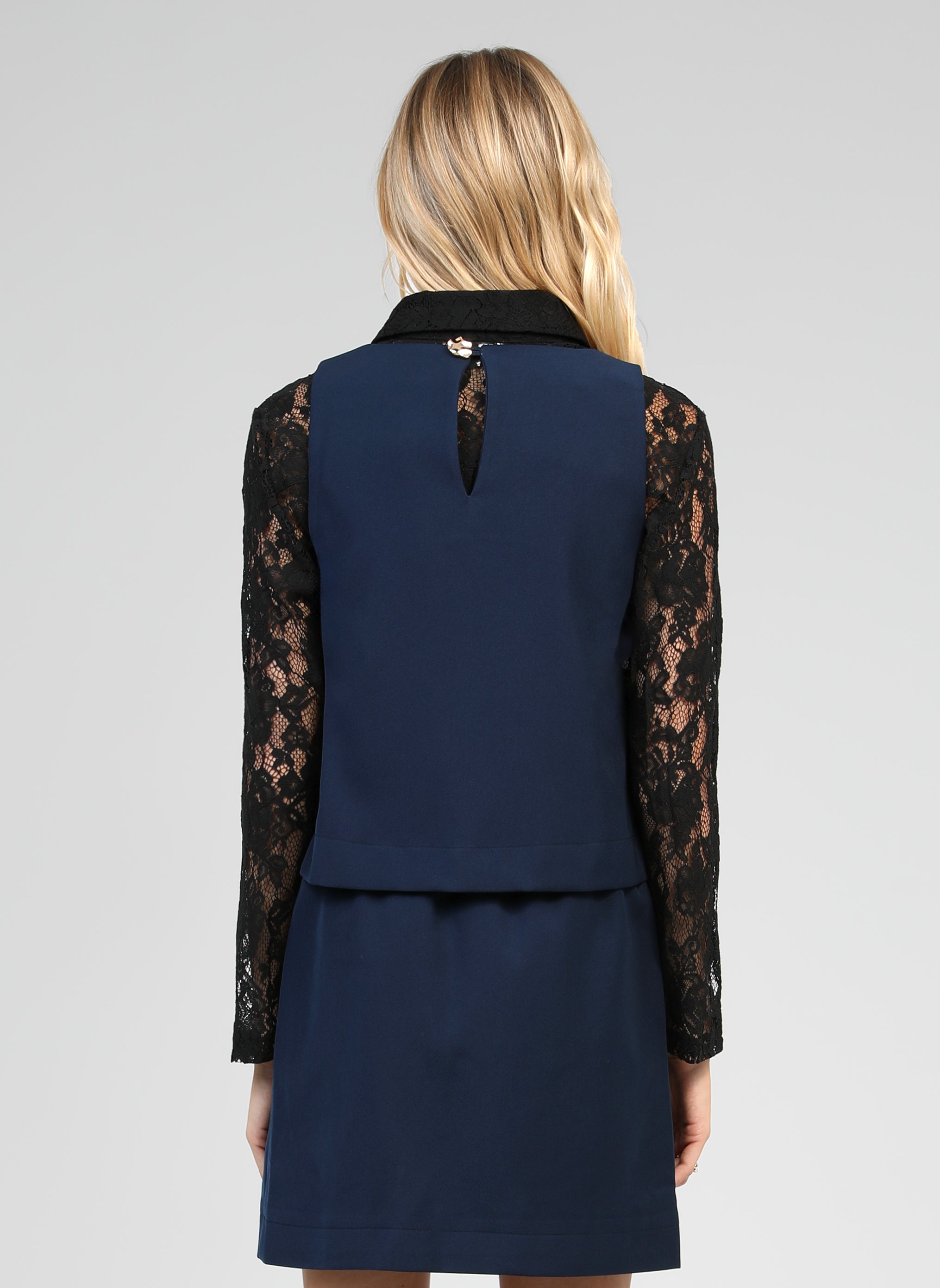 KELEO navy DEBARDEUR