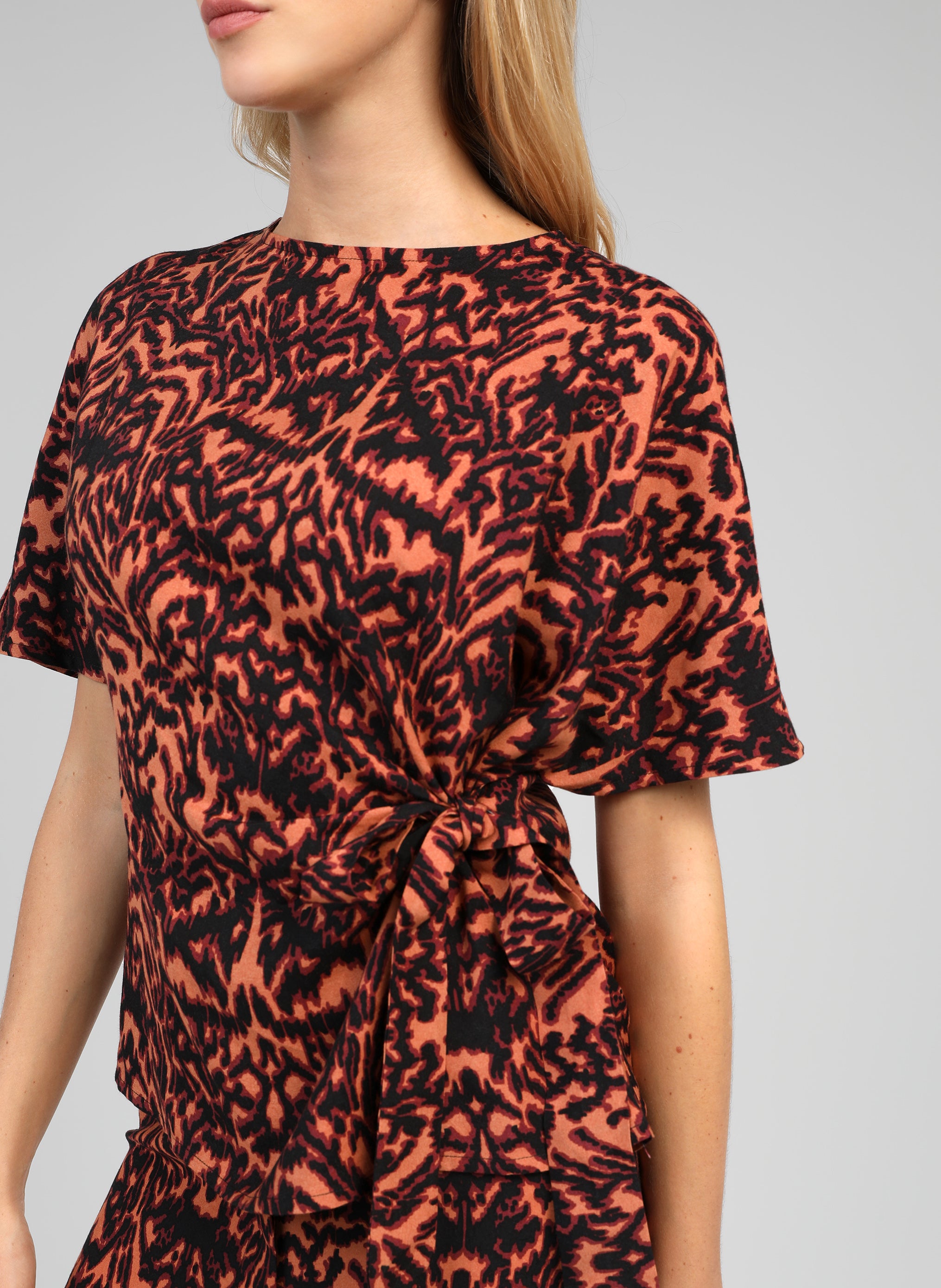 BLOUSE KEOLY graphie bordeaux